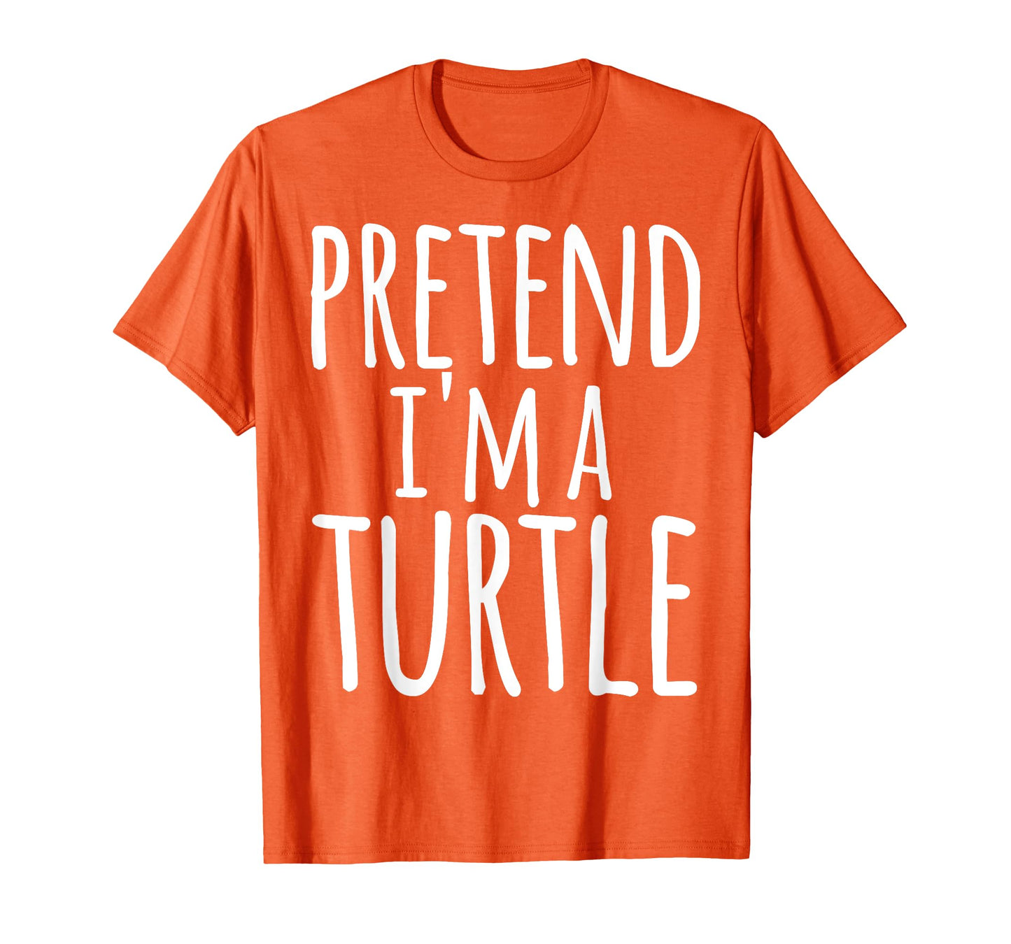Funny Easy Lazy Halloween PRETEND I'M A TURTLE Costume T-Shirt