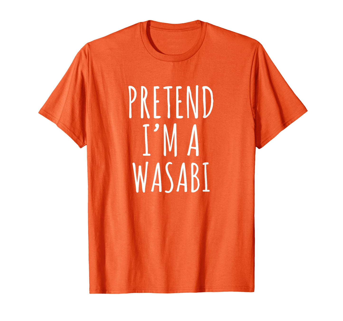 Halloween Costume Pretend I'm A Wasabi Simple Easy T-Shirt