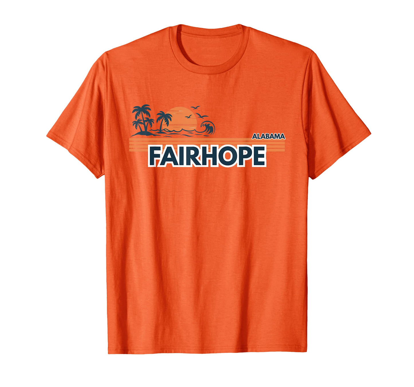 Fairhope Alabama Palm Tree Vacation Summer T-Shirt