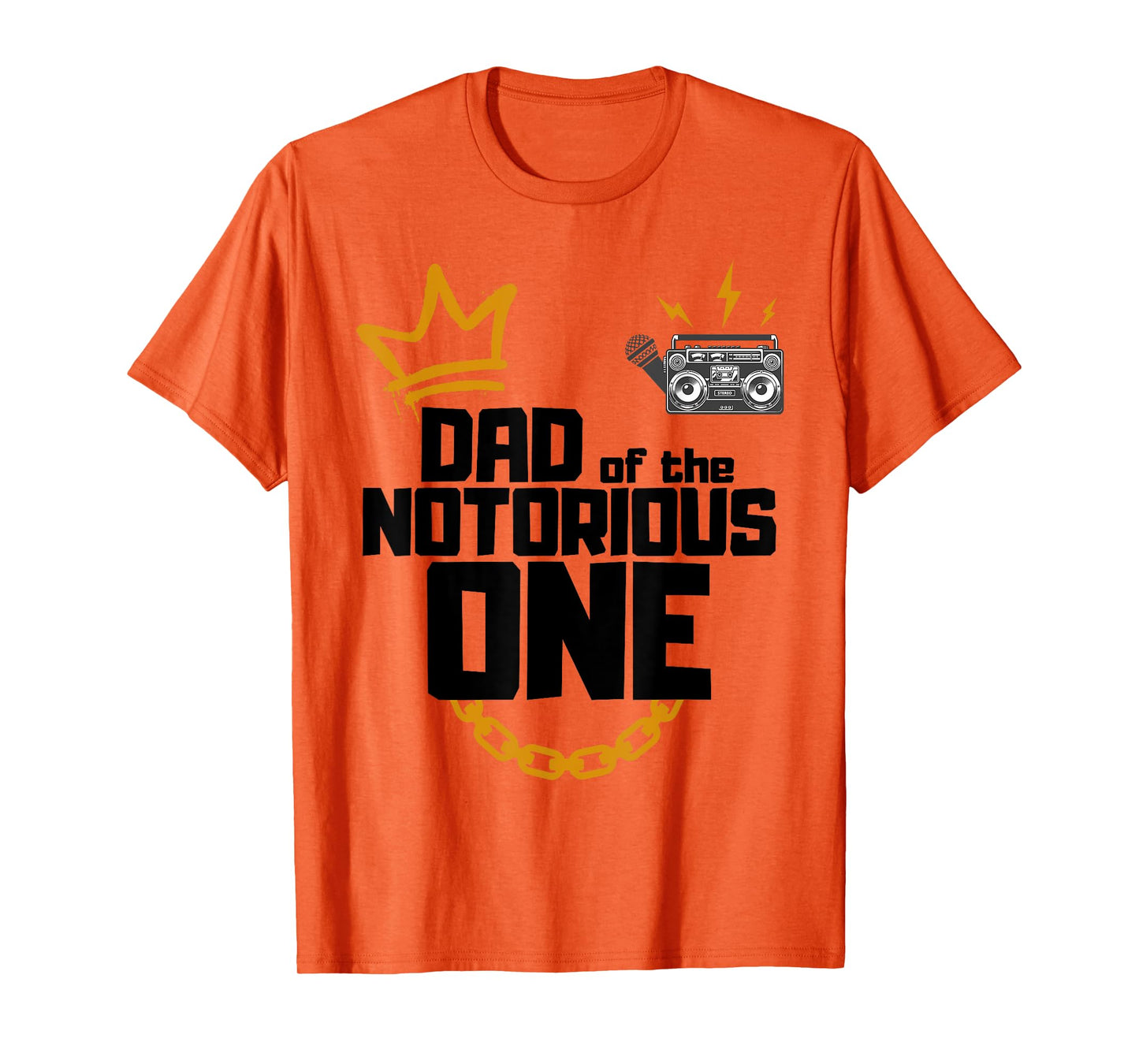 Dad Of The Notorious One Old School 1st Hip Hop Birthday T-Shirt