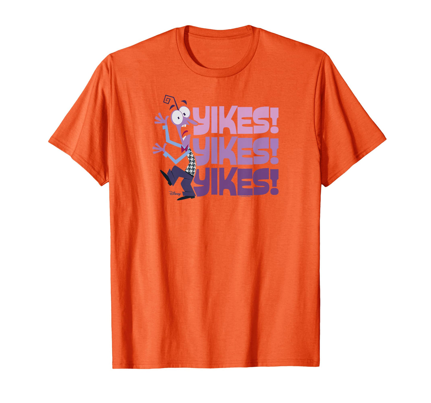 Inside Out 2 - Fear Movie Character Yikes Stacked Repeated T-Shirt