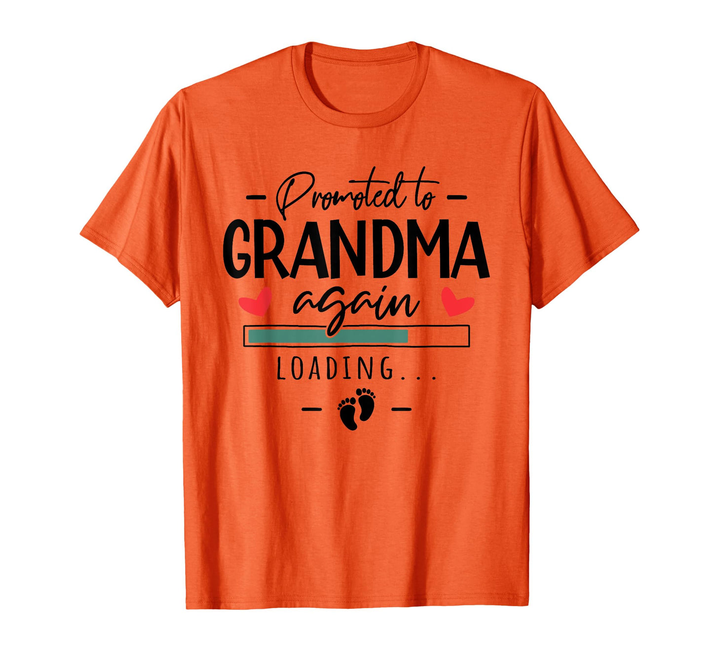 Promoted to Grandma Again - Baby 2 Announcement Grandparents T-Shirt