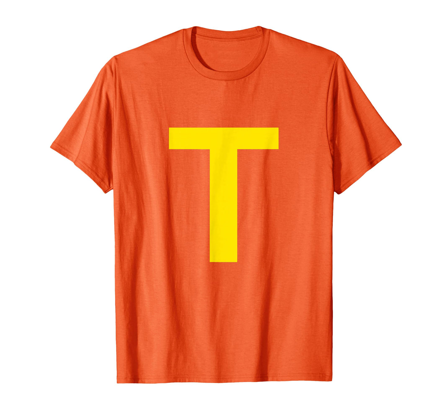 Chipmunk Halloween Carnival Group Costume Letter T T-Shirt