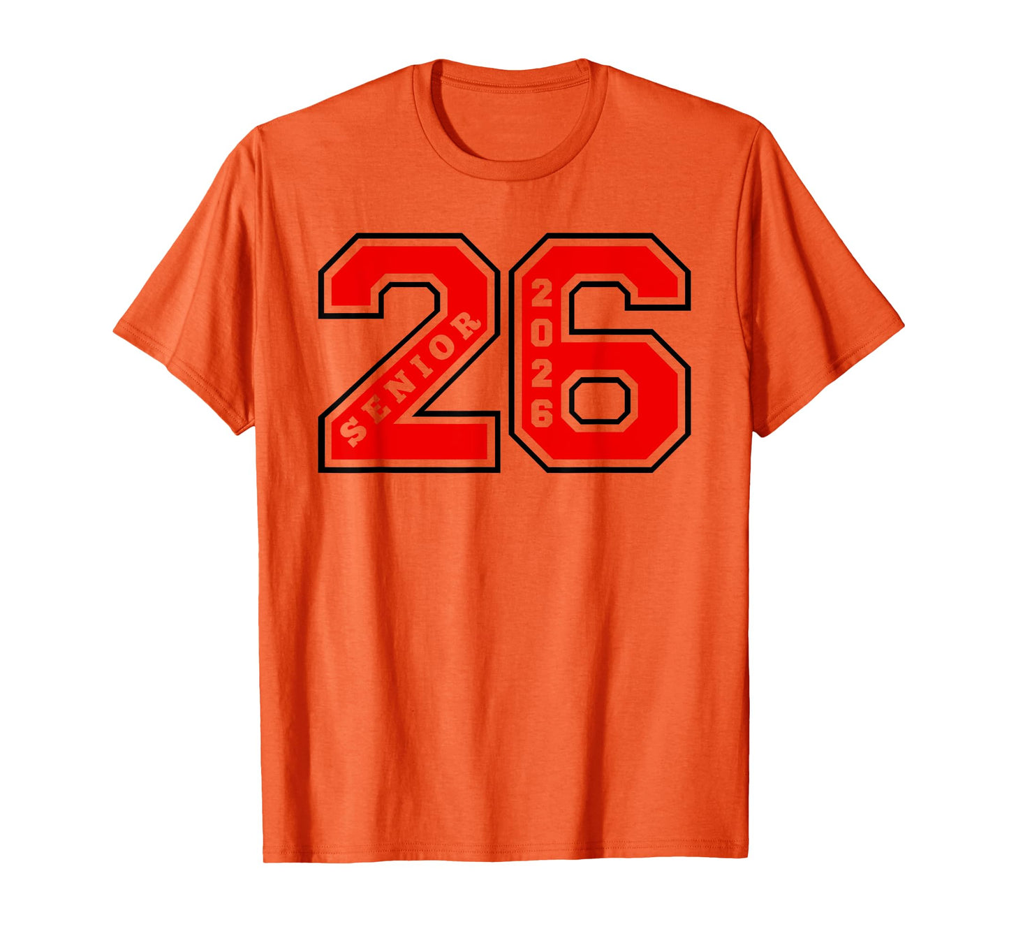 CLASS OF 2026 - RED LETTERMAN STYLE SENIOR CLASS 26 T-Shirt
