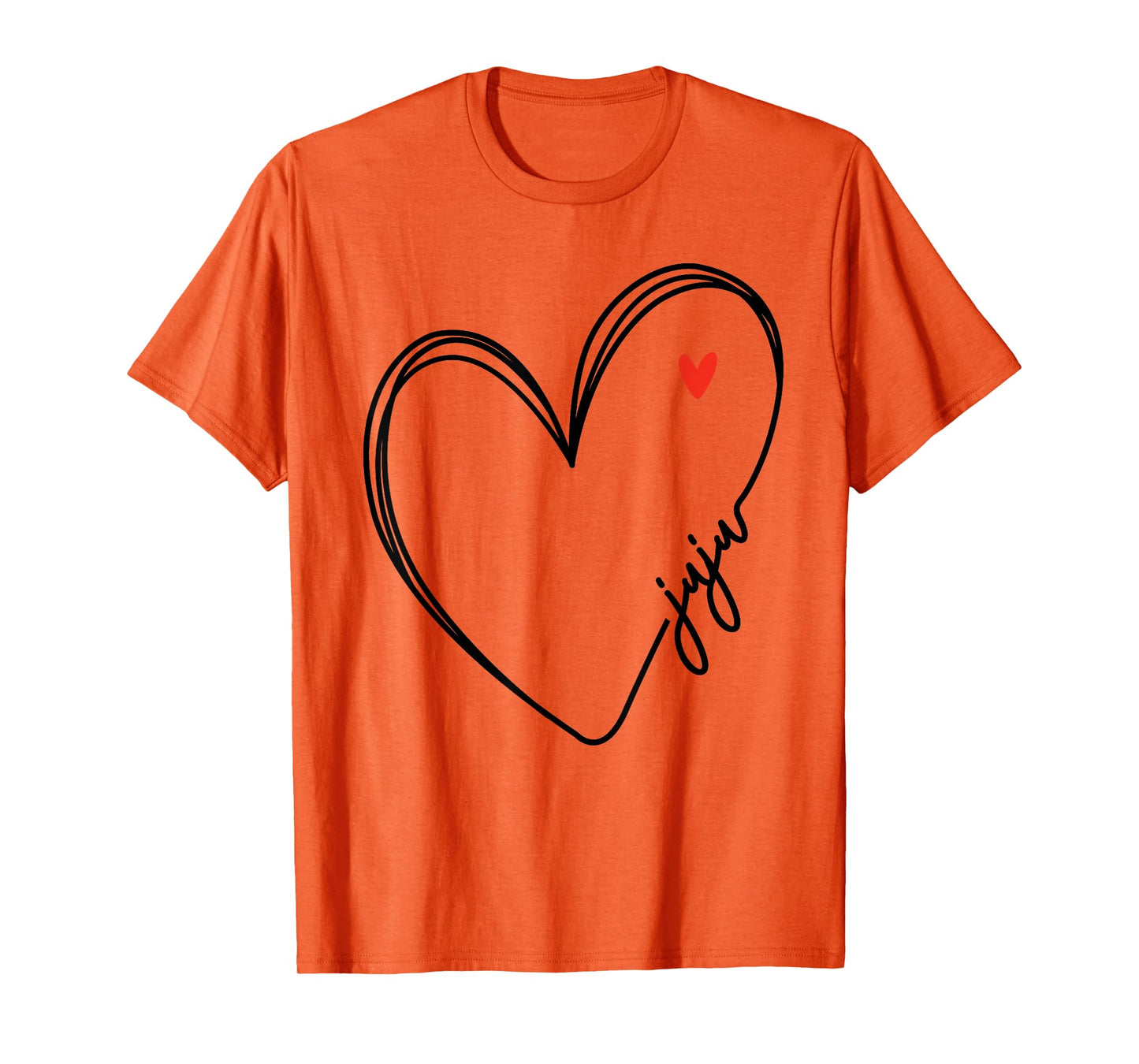 Cute juju With Heart Girl Women Mom Mother T-Shirt