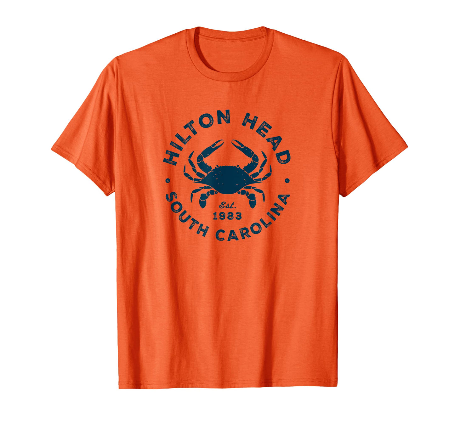 Vintage Hilton Head Island SC South Carolina Crab Souvenir T-Shirt