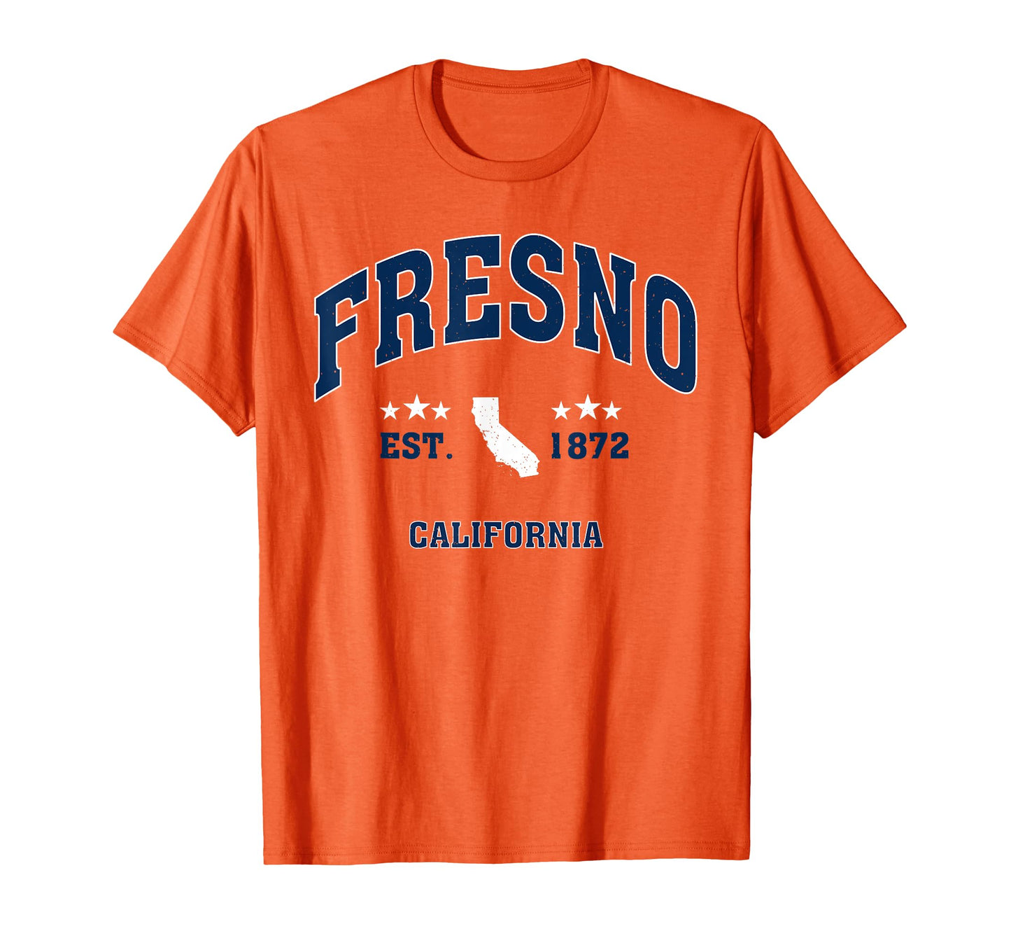 Fresno California CA Throwback Vintage Athletic T-Shirt