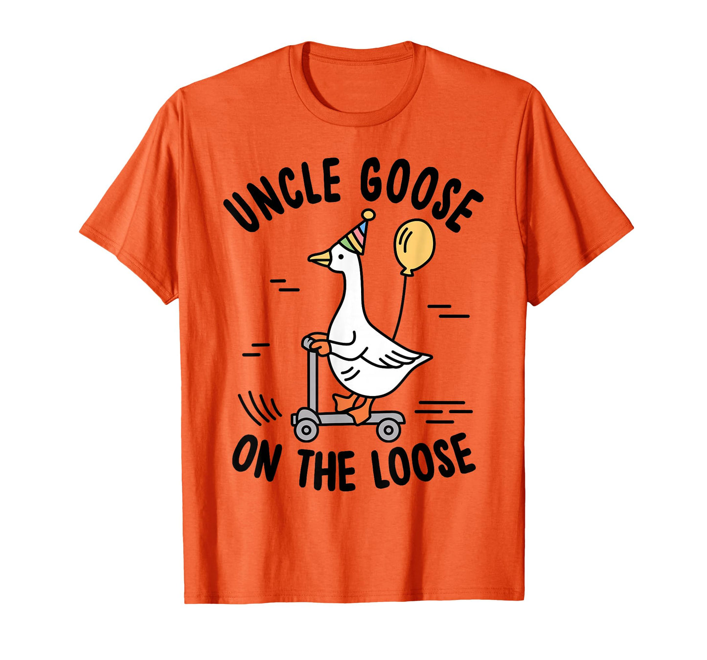 Uncle Goose On The Loose Funny Birthday Matching Family T-Shirt