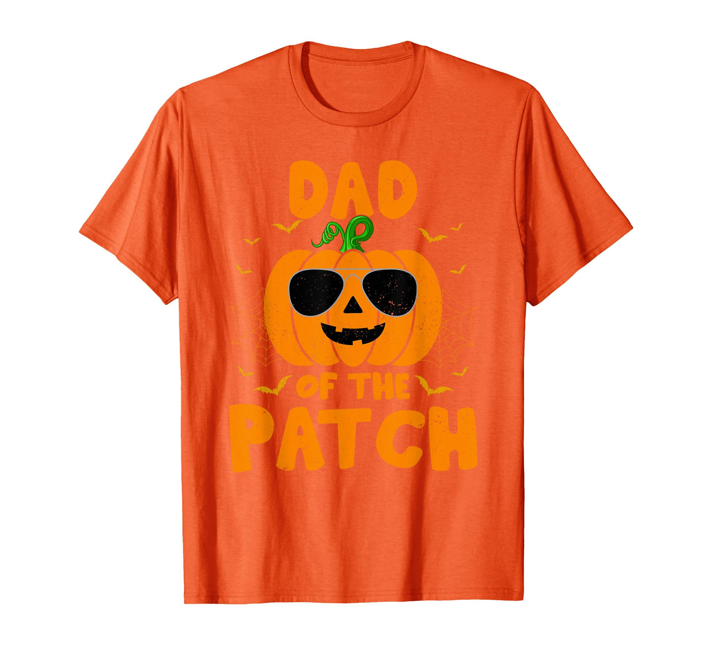Pumpkin Dad Of The Patch Group Halloween Costume Family Dad T-Shirt