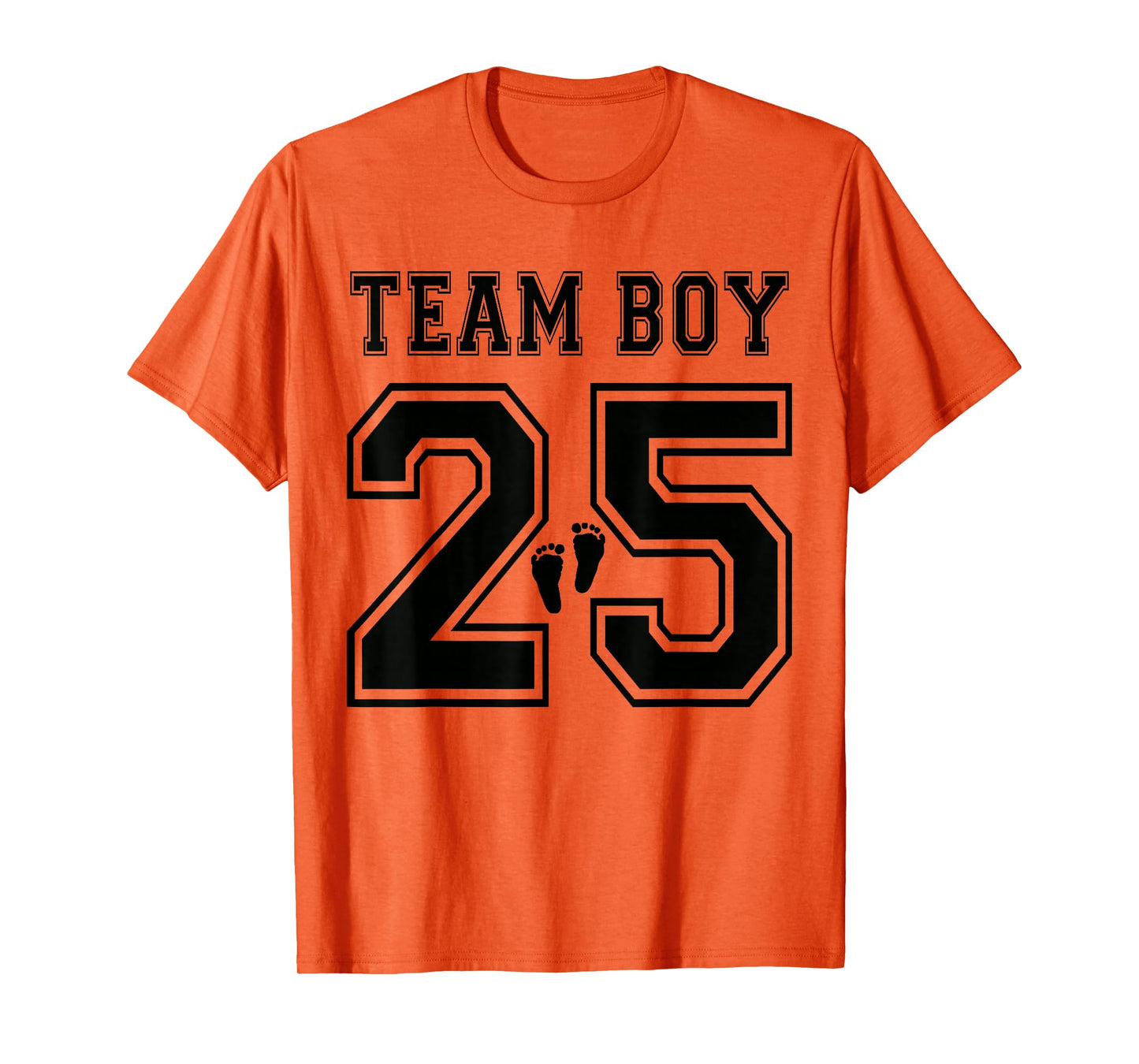 Team Boy 2025 Gender Reveal Boy Baby Shower Adoption T-Shirt