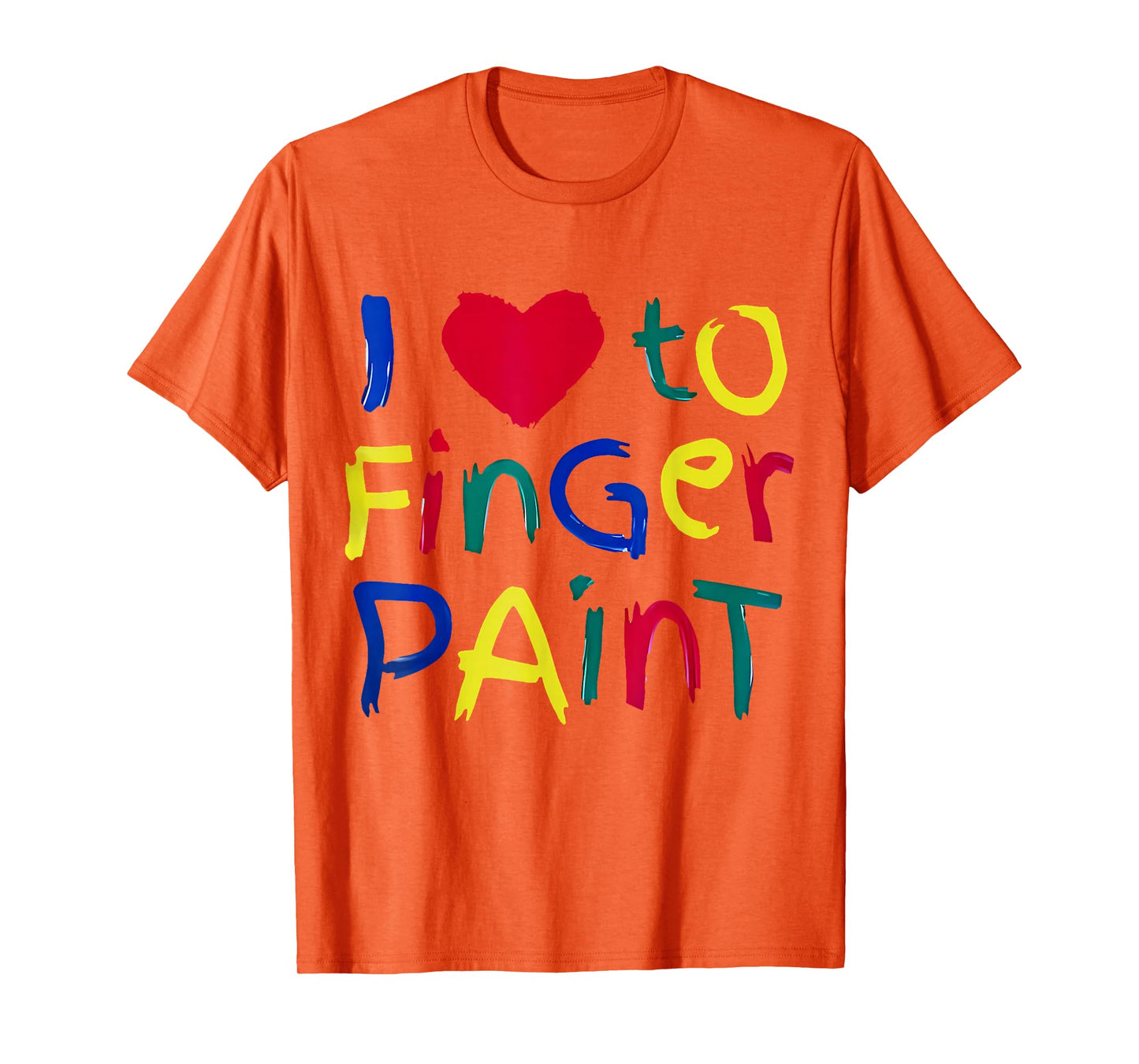 I Heart Love To Finger Paint I'm Paint Cute Couple T-Shirt