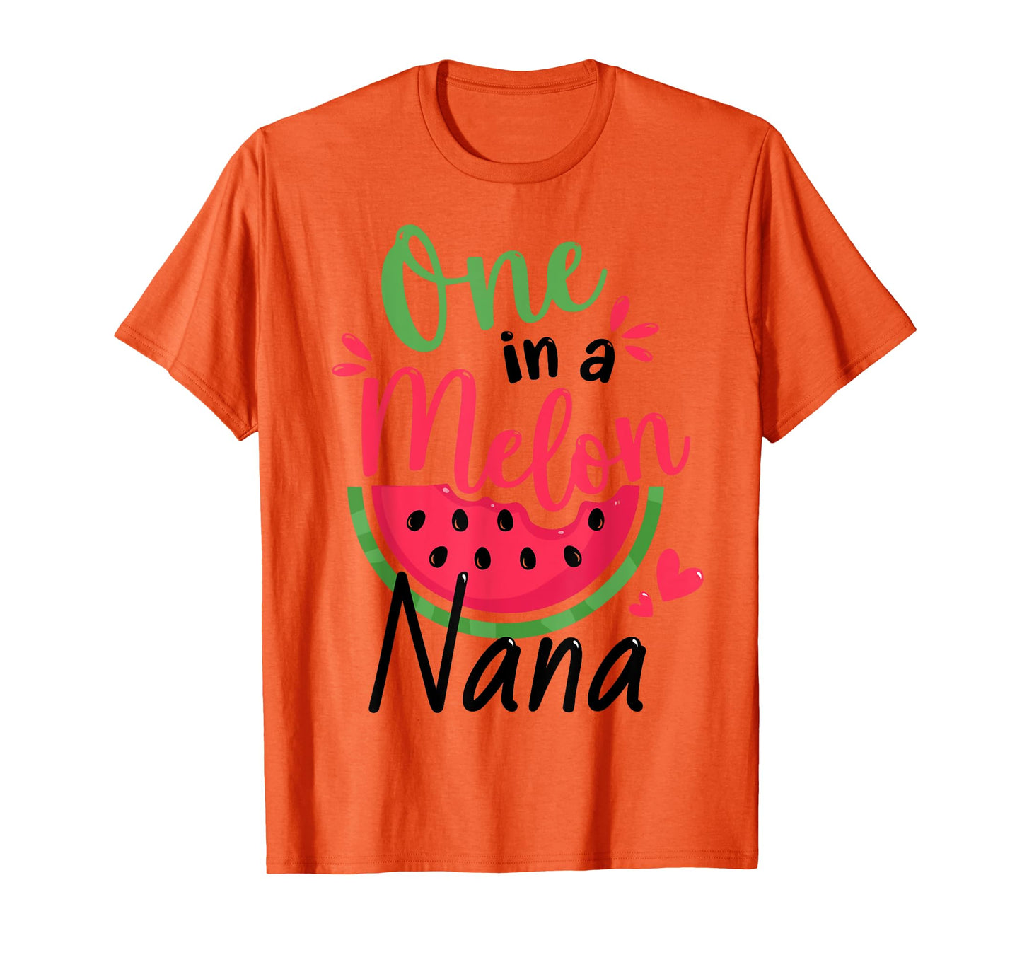 One in a Melon Nana 1st Birthday Party Family Matching T-Shirt