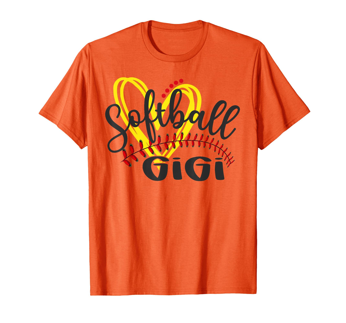 Softball Gigi Heart Funny Ball Gigi Pride T-Shirt