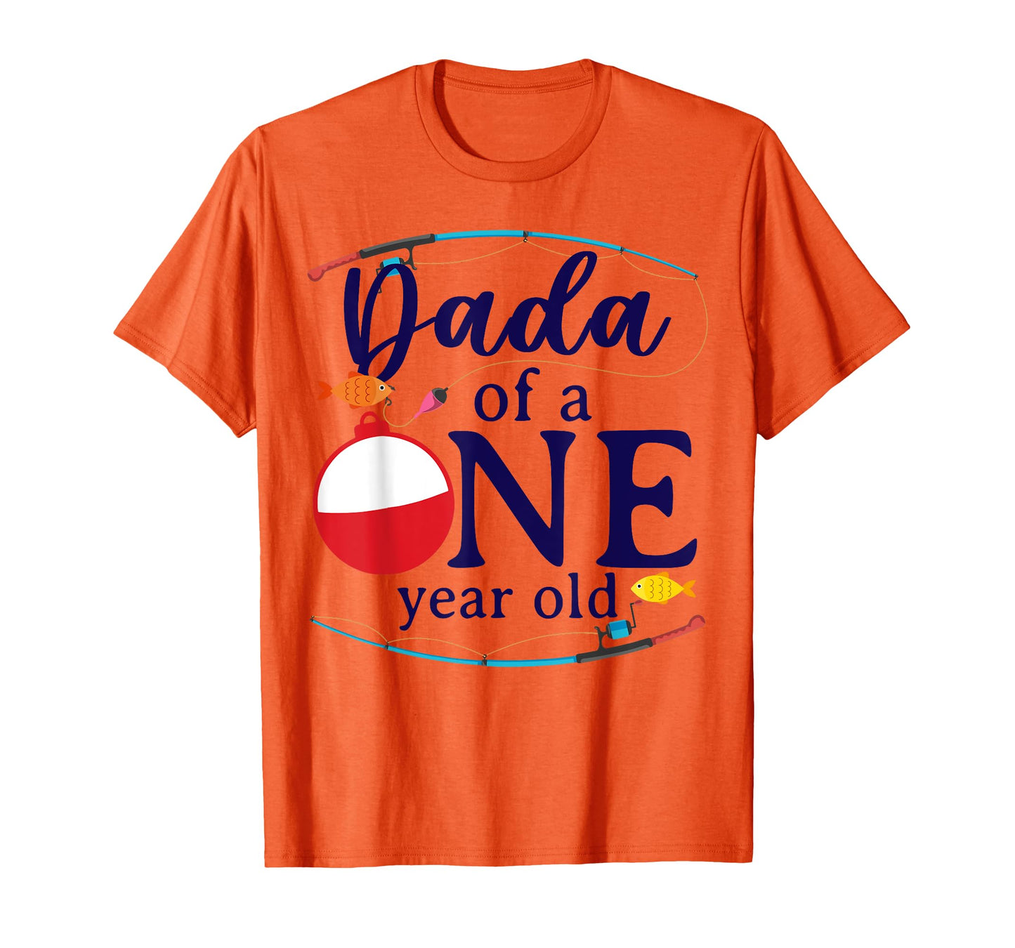 Dada Of The Big One Fishing O-Fish-Ally Birthday Boy Family T-Shirt