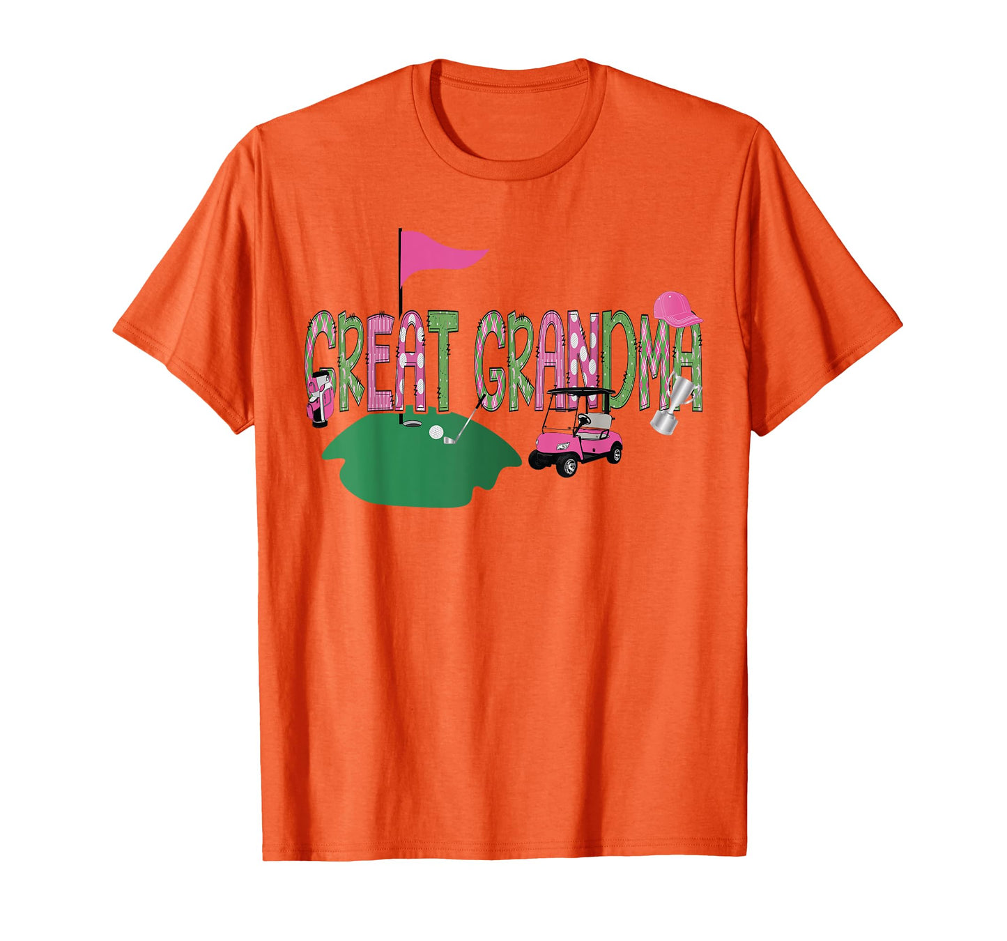 Golf Great Grandma Hole In One Golf 1St Birthday Party T-Shirt
