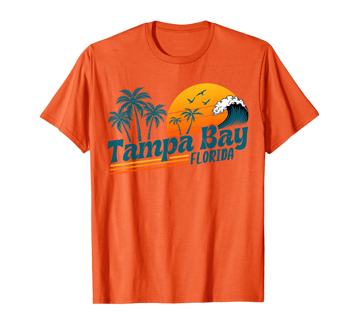 Vintage Tampa Bay Florida Beach Summer Vacation Spring Break T-Shirt