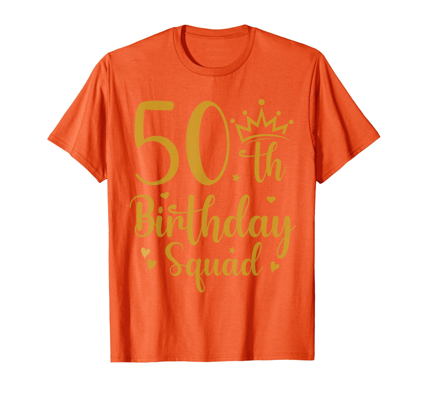 50th Birthday Squad 50 Years Old Birthday Party Group Women T-Shirt
