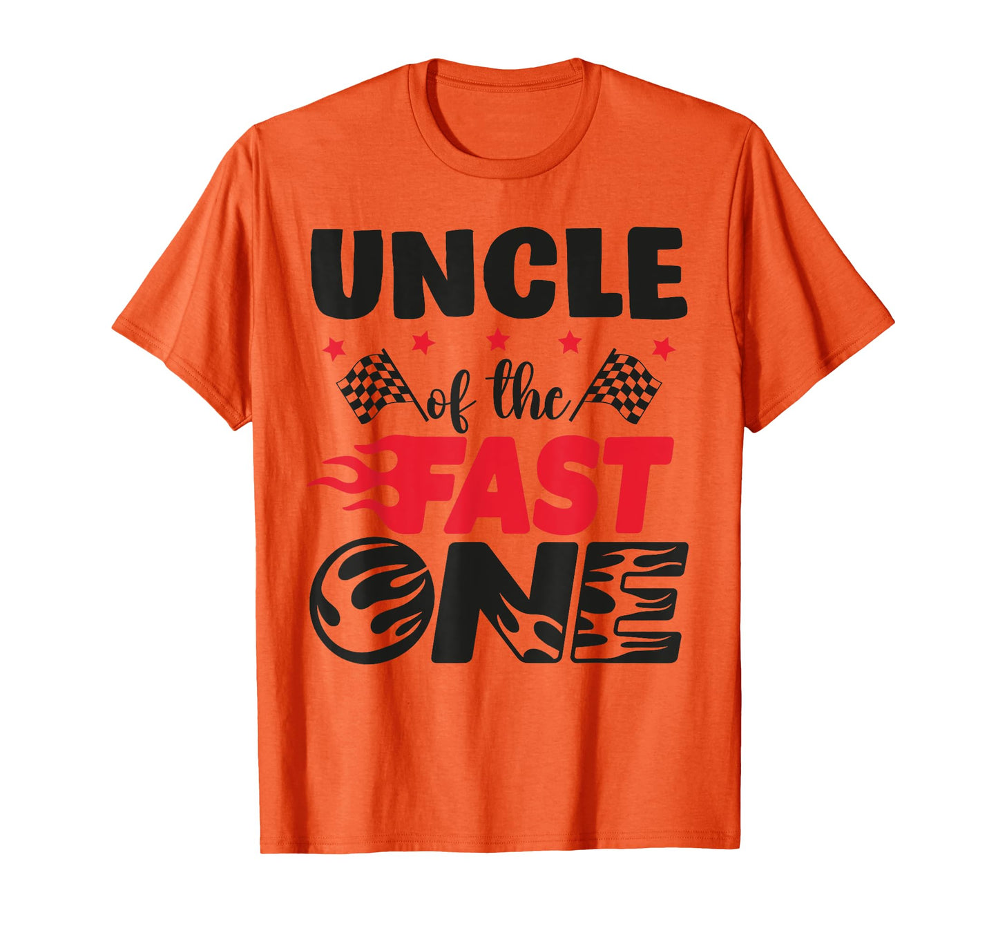 Uncle of The Fast One Car Racing Tio 1st Birthday Boy Party T-Shirt