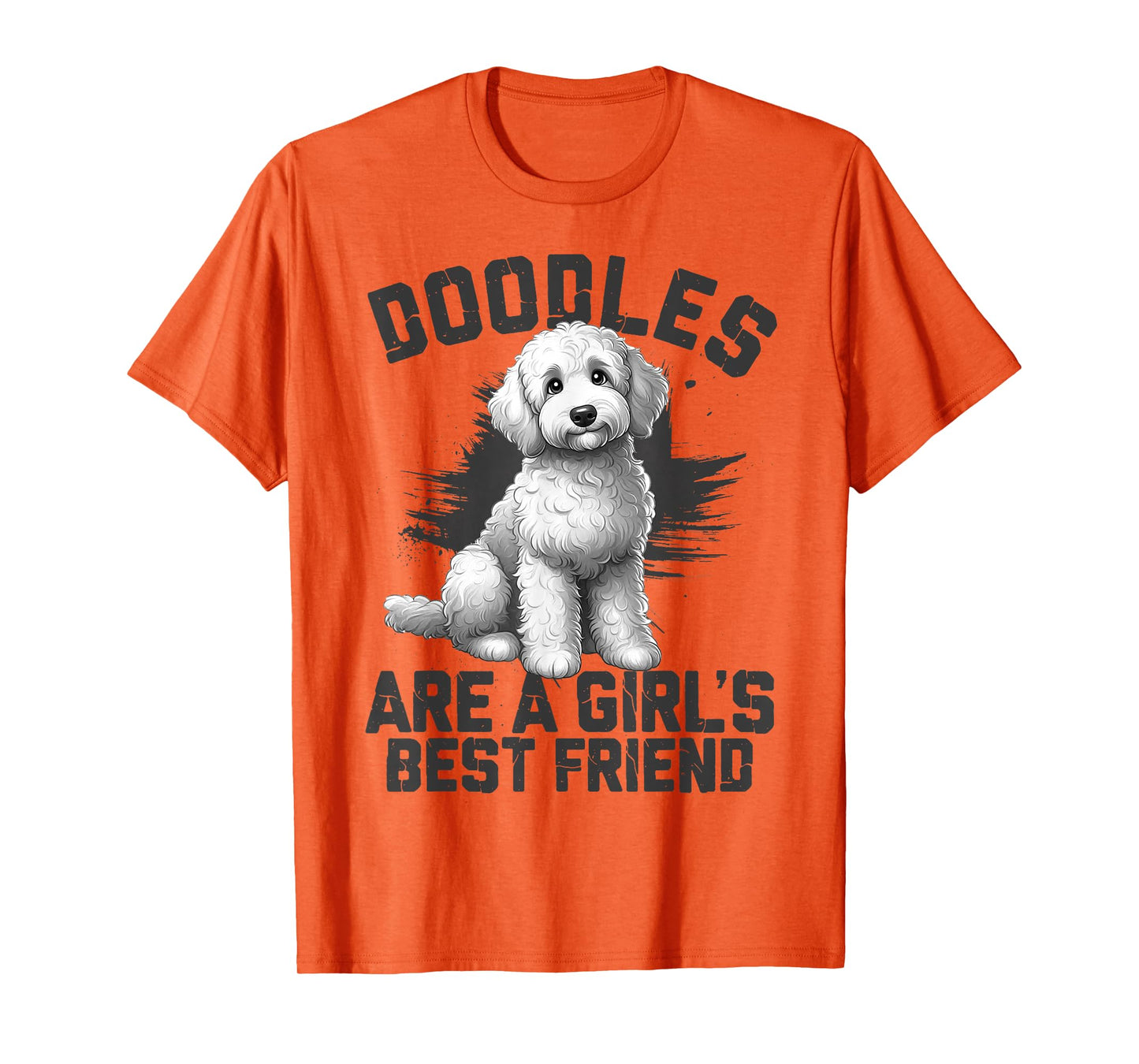 Doodles Are A Girl's Best Friend Golden Labradoodle Doodle T-Shirt
