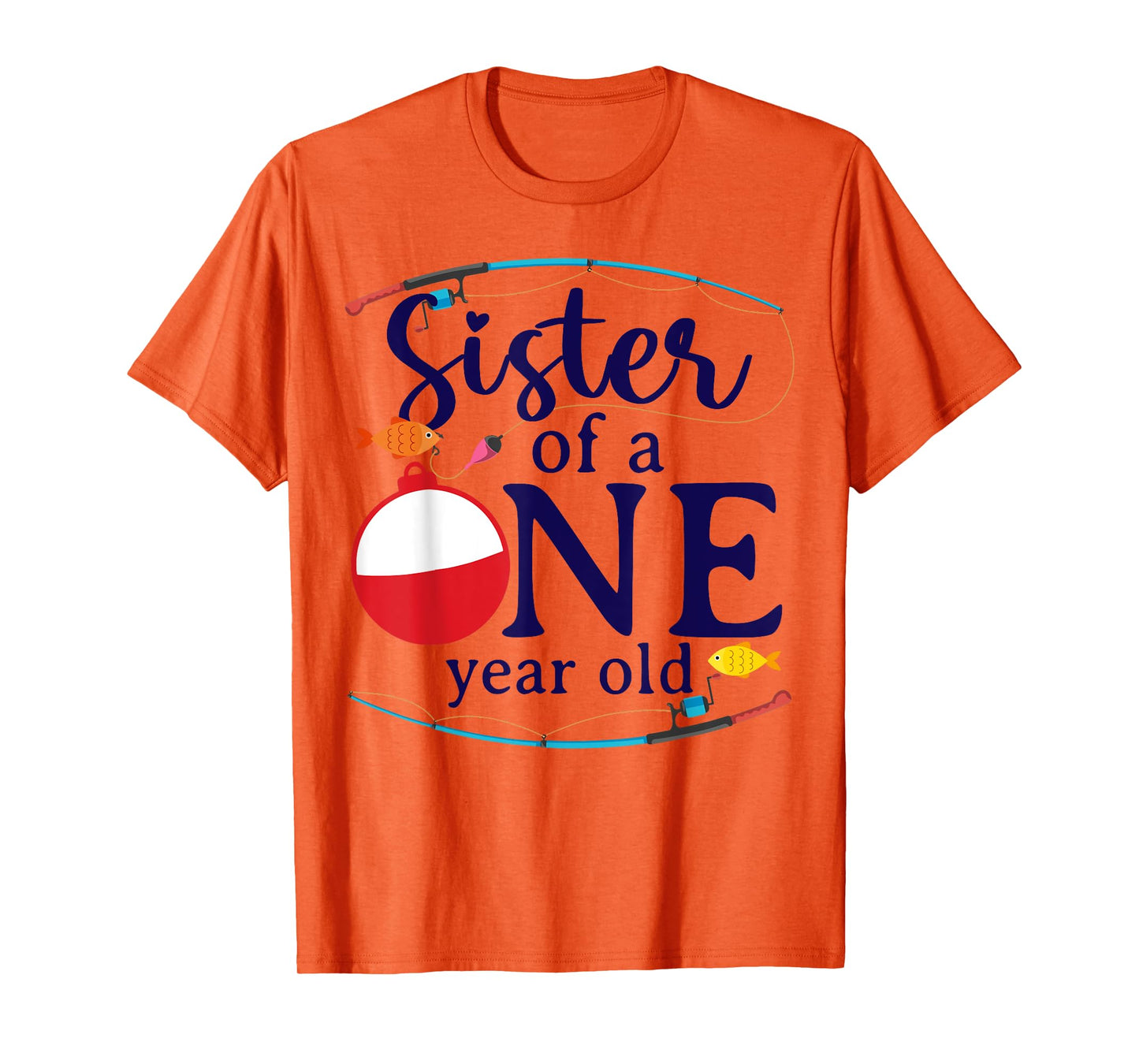 Sister Of The Big One Fishing O-Fish-Ally Birthday Boy Party T-Shirt