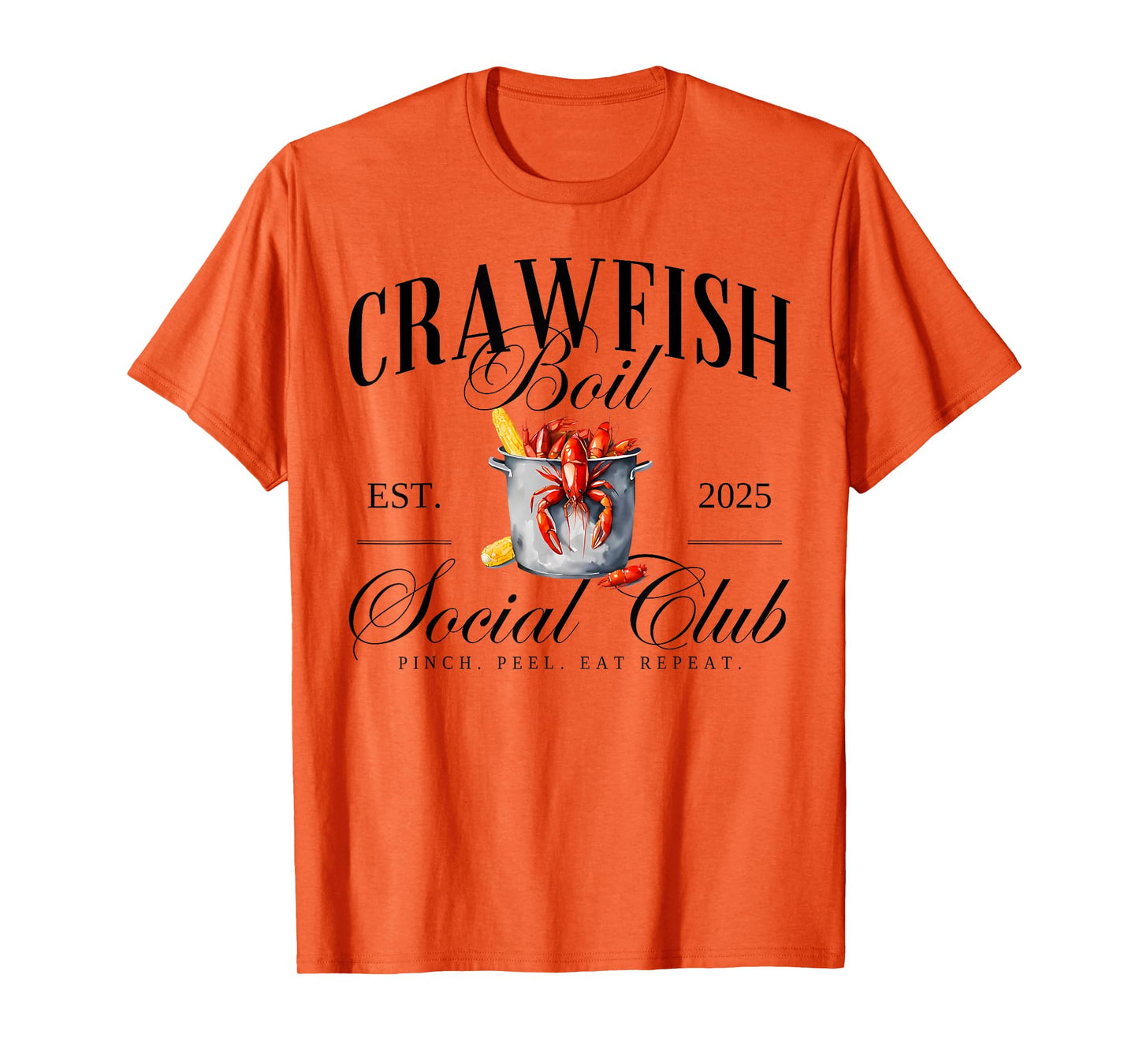Crawfish Boil Social Club Cajun Seafood Festival Season T-Shirt