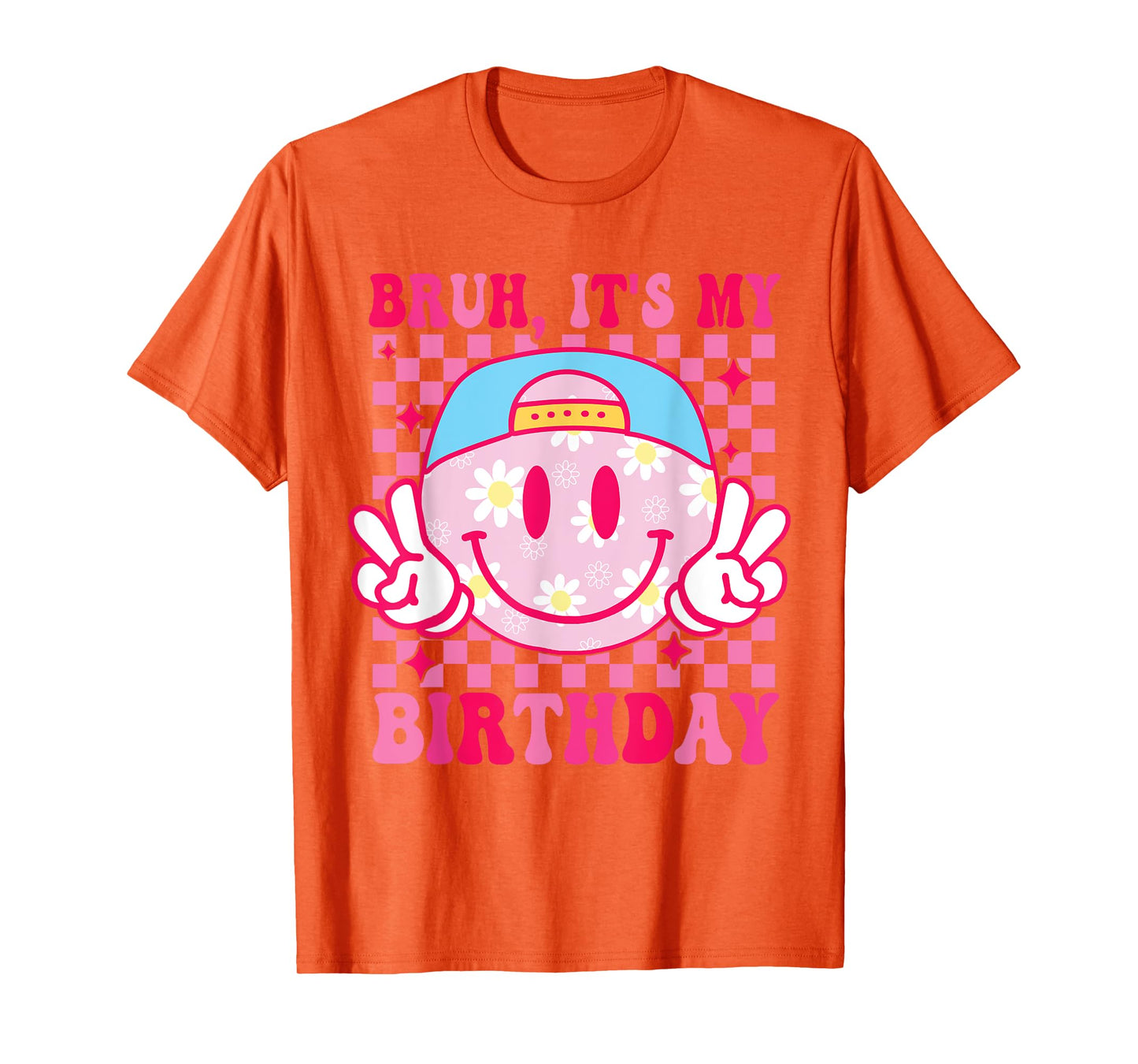 Groovy It's My Birthday Women Teens Girls Kids Bday Party T-Shirt