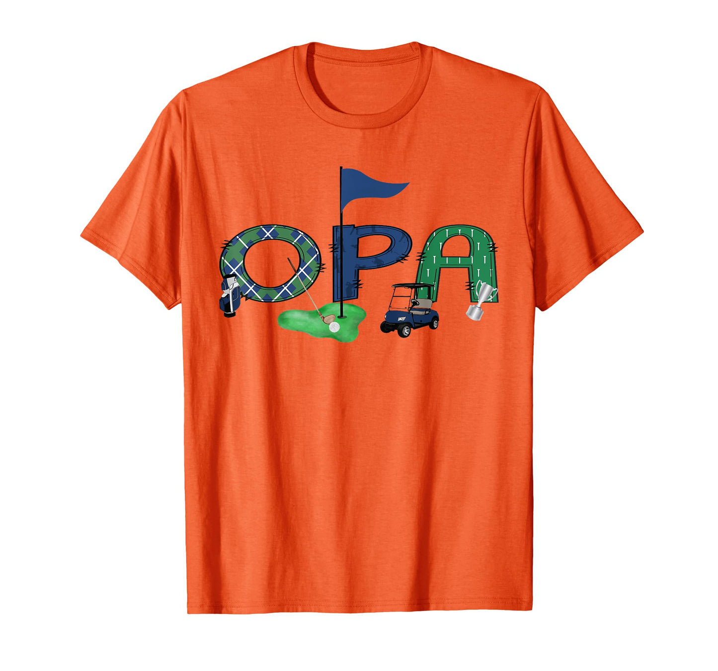 Opa Of The Birthday Boy Hole in One Golf Sport Matching T-Shirt