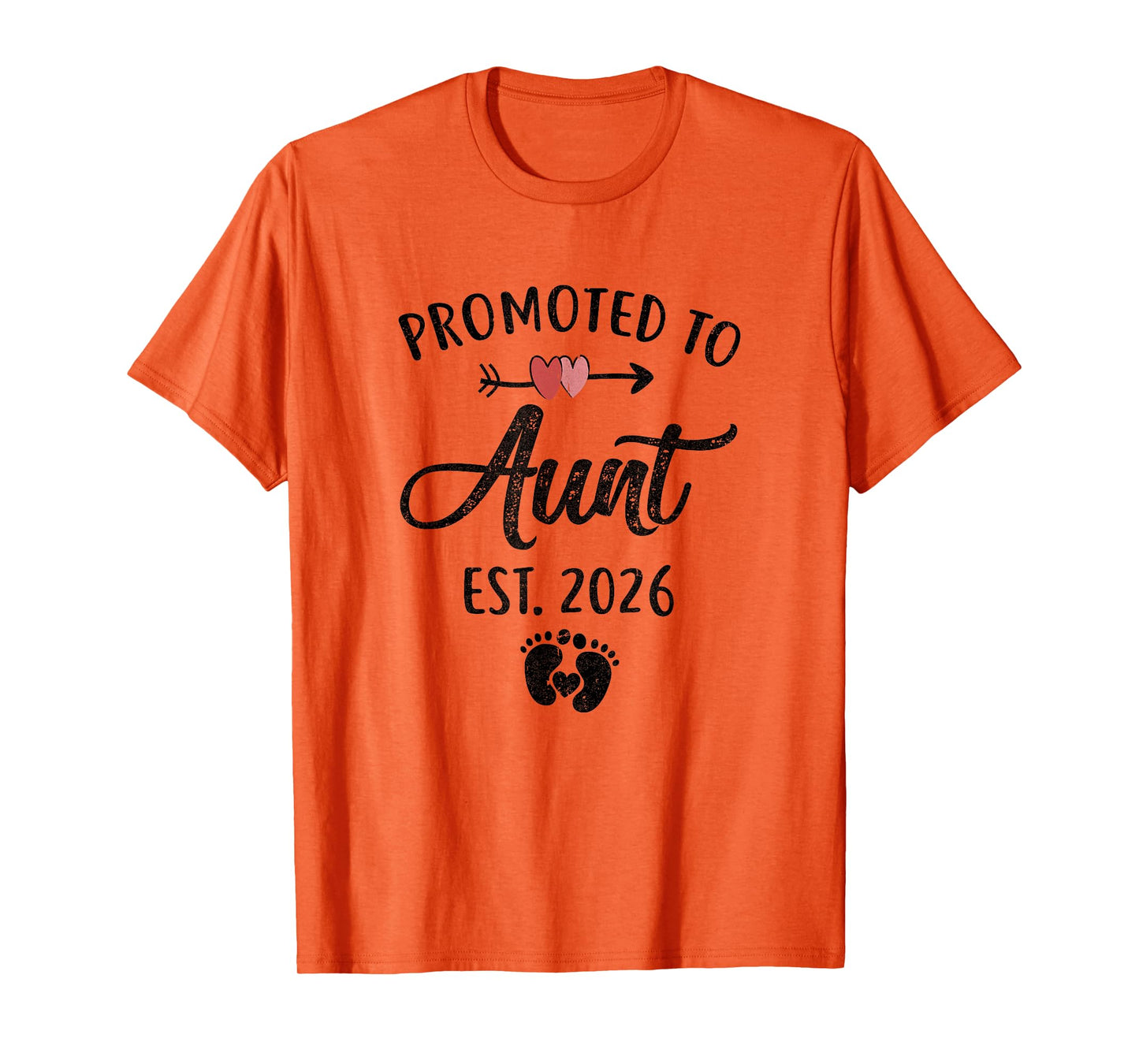 Promoted To Aunt Est 2026 First Time Mothers Day T-Shirt