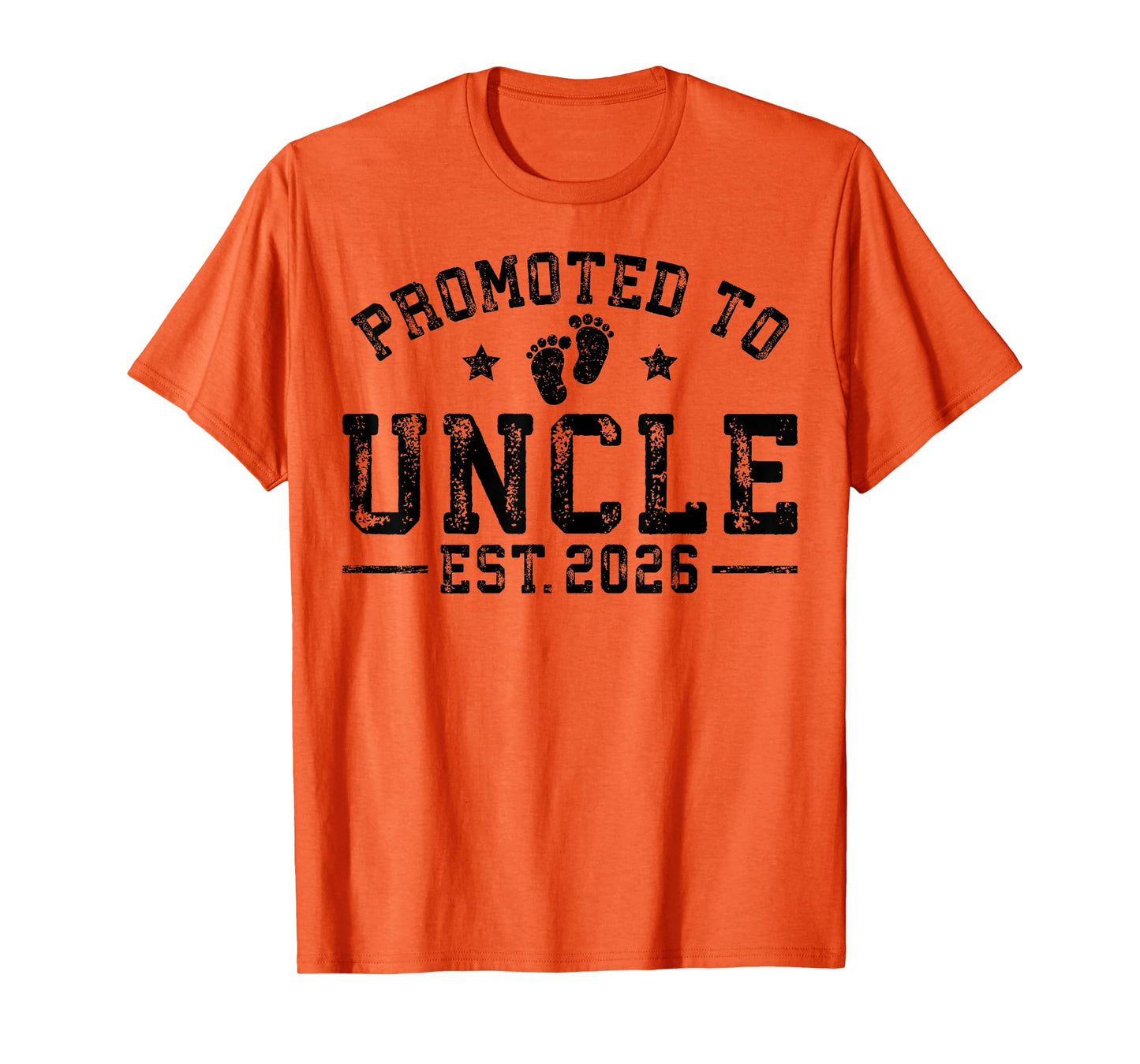 Promoted to Uncle est. 2026 Baby Announcement for Uncle T-Shirt