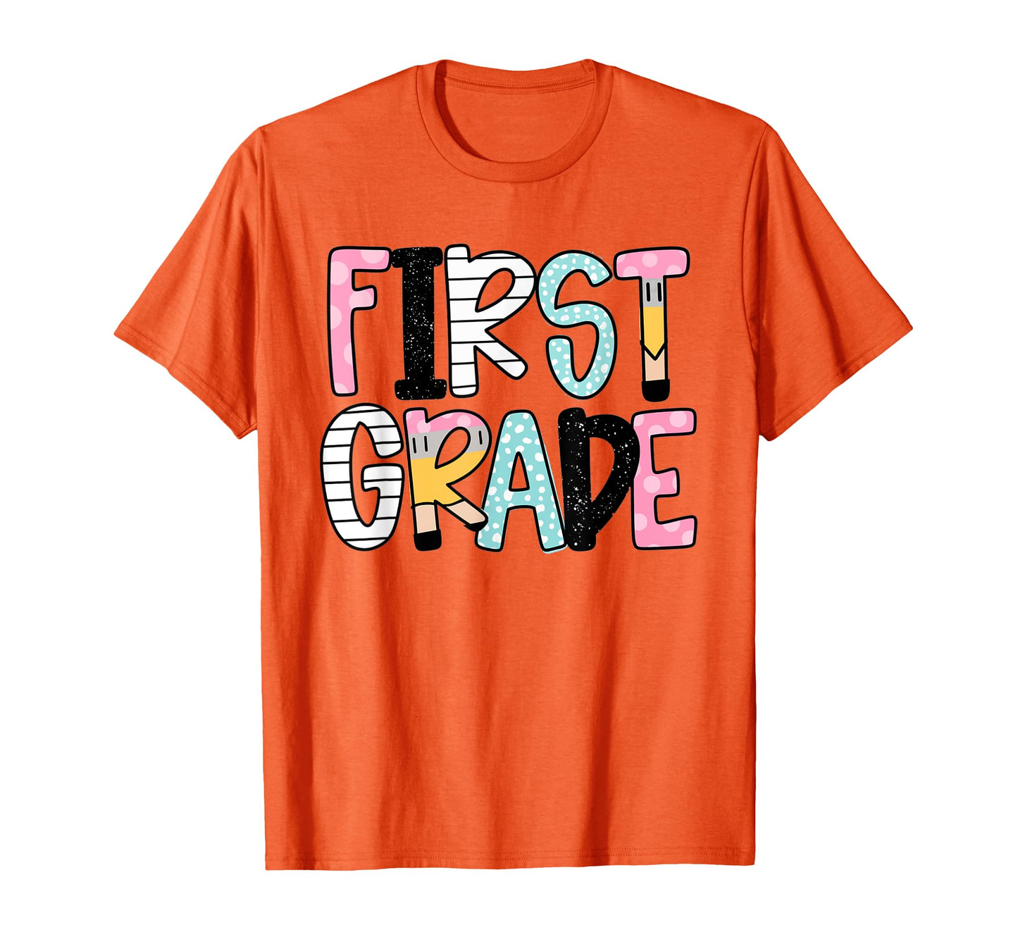 First Grade Retro Back To School Teacher First Day of School T-Shirt
