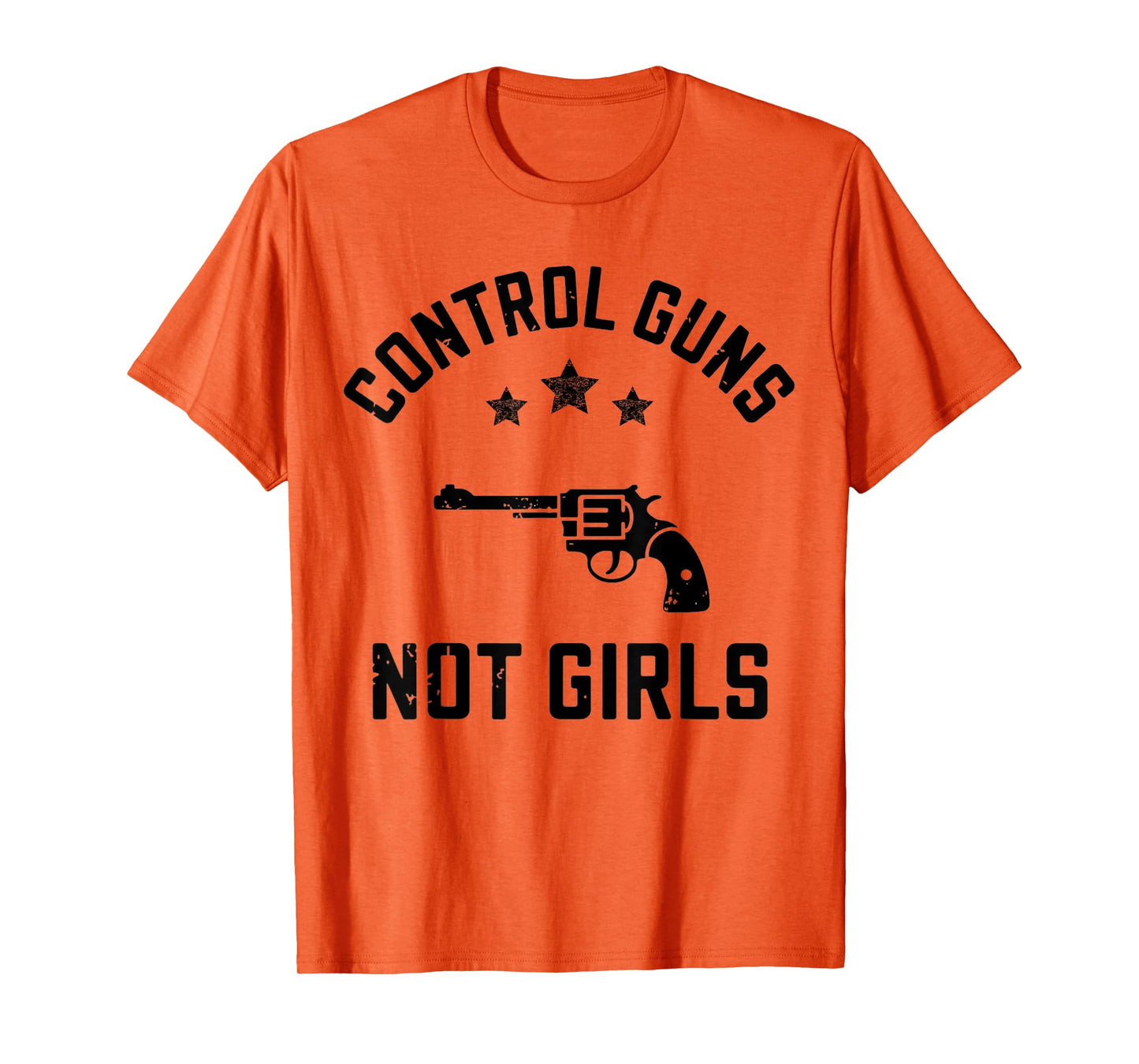 Retro Pink Control Guns Not Girls Shirt T-Shirt