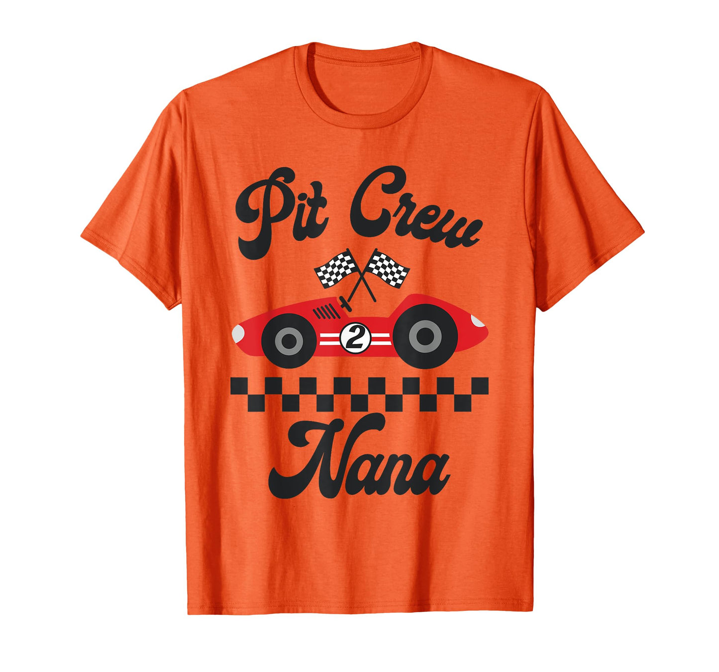 Two Fast Birthday Racing Car Nana Of The Birthday Boy Party T-Shirt