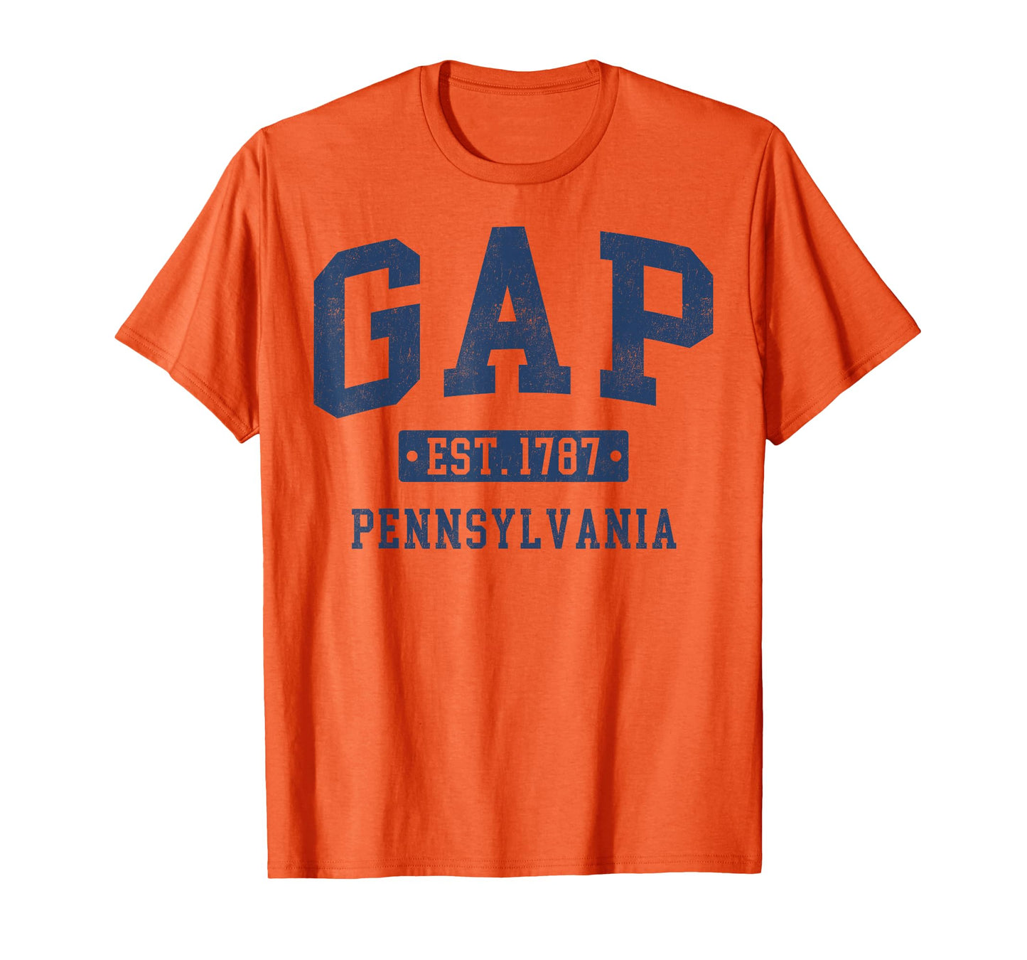 Gap Pennsylvania PA Vintage Athletic Sports For Men Women T-Shirt