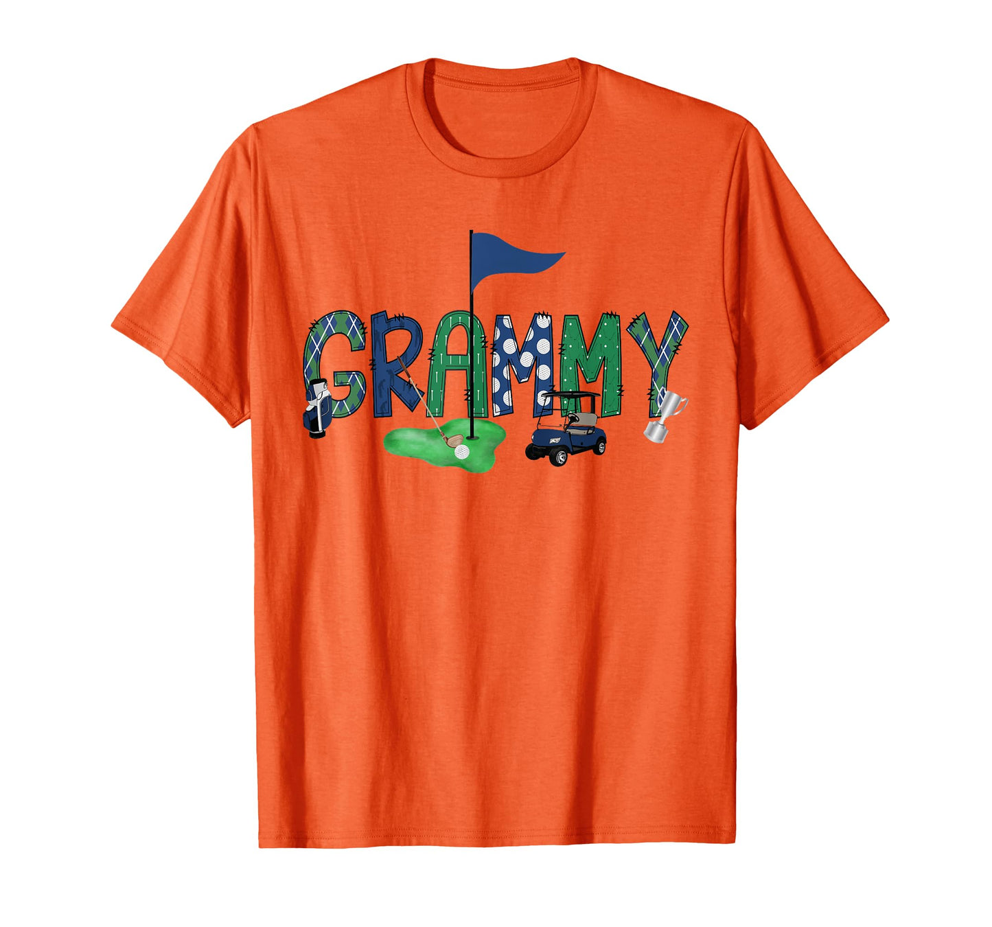 Grammy Of The Birthday Boy Hole in One Golf Sport Matching T-Shirt