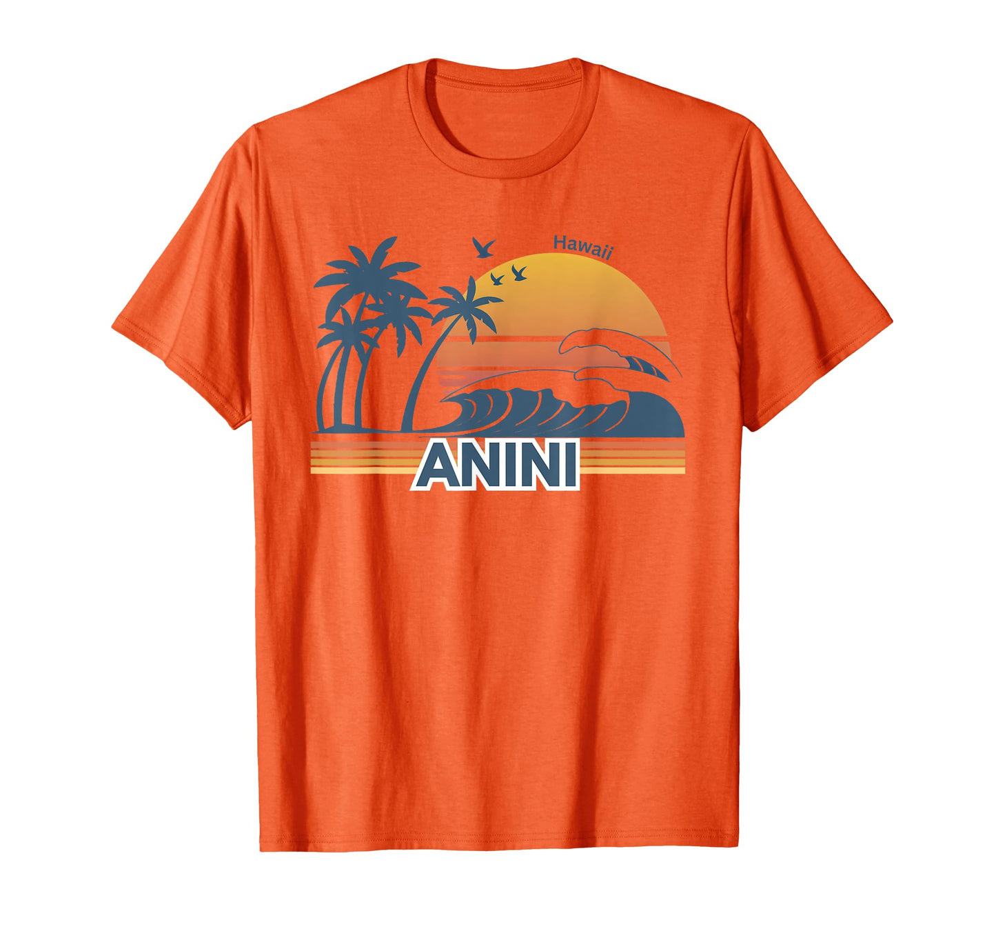 Anini Beach Hawaii Men Women Vacation Summer T-Shirt