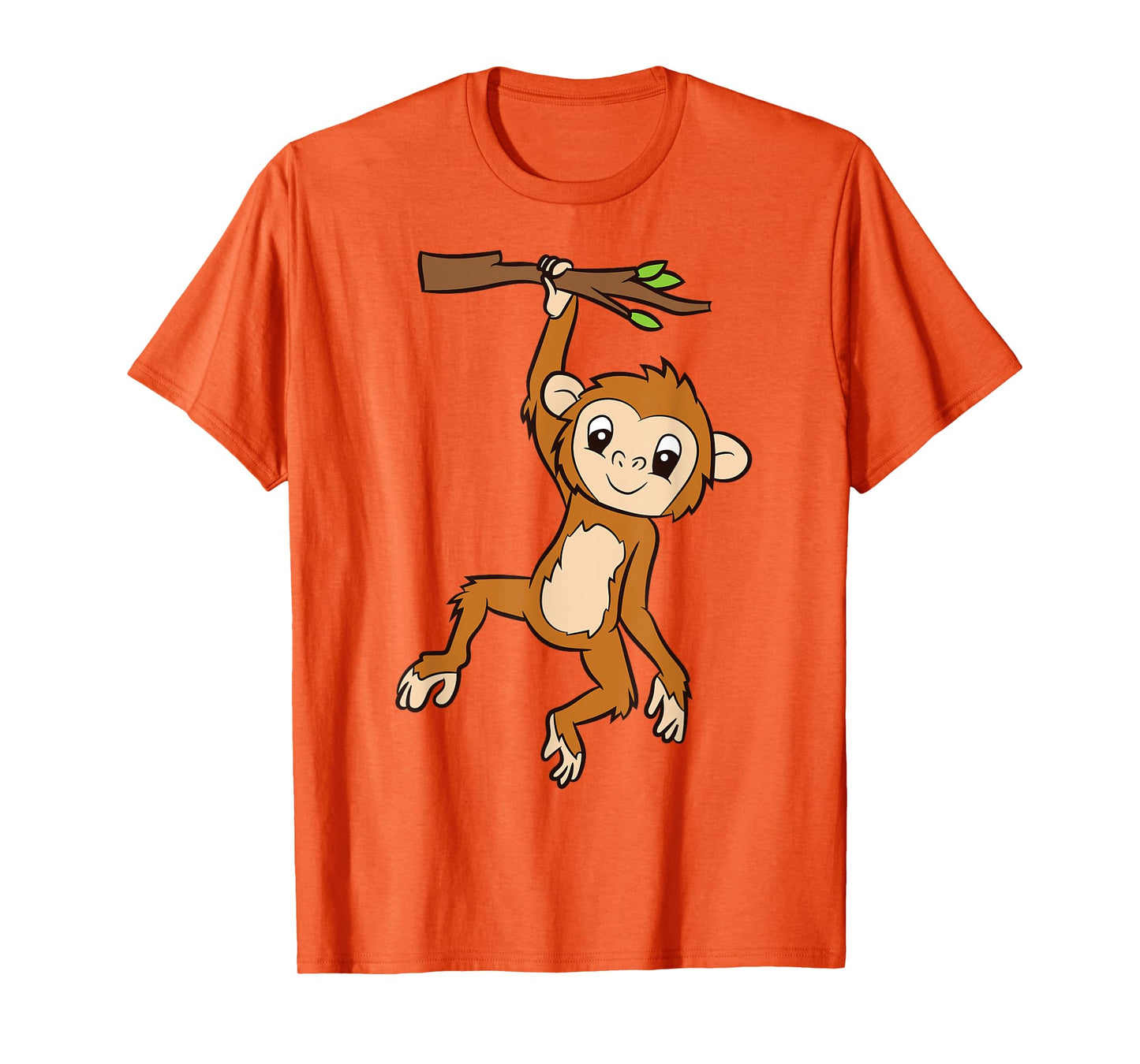Monkey Hanging On Branch Ape Monkey T-Shirt