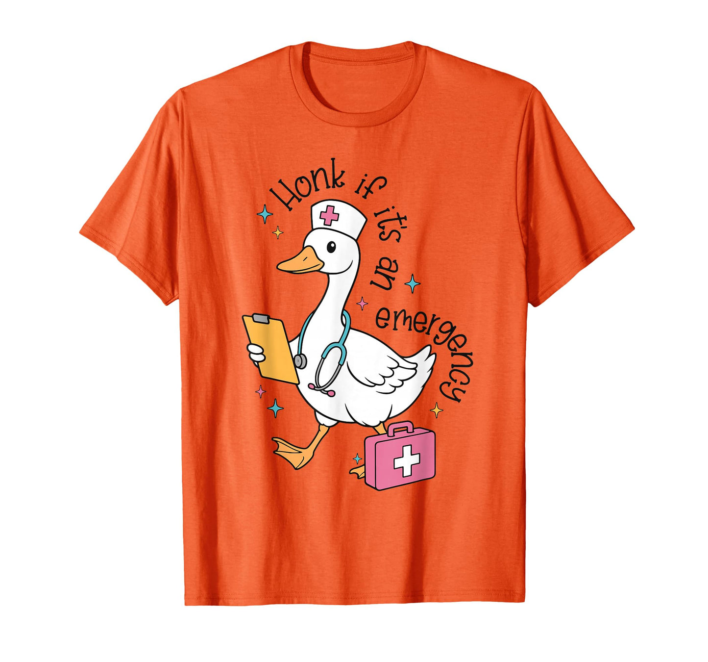 Honk IF It's An Emergency Silly Goose Registered Nurse T-Shirt