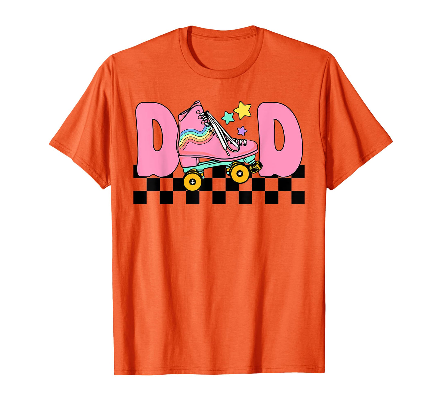 Dad Rolling Into Birthday Roller Skating Family Matching T-Shirt