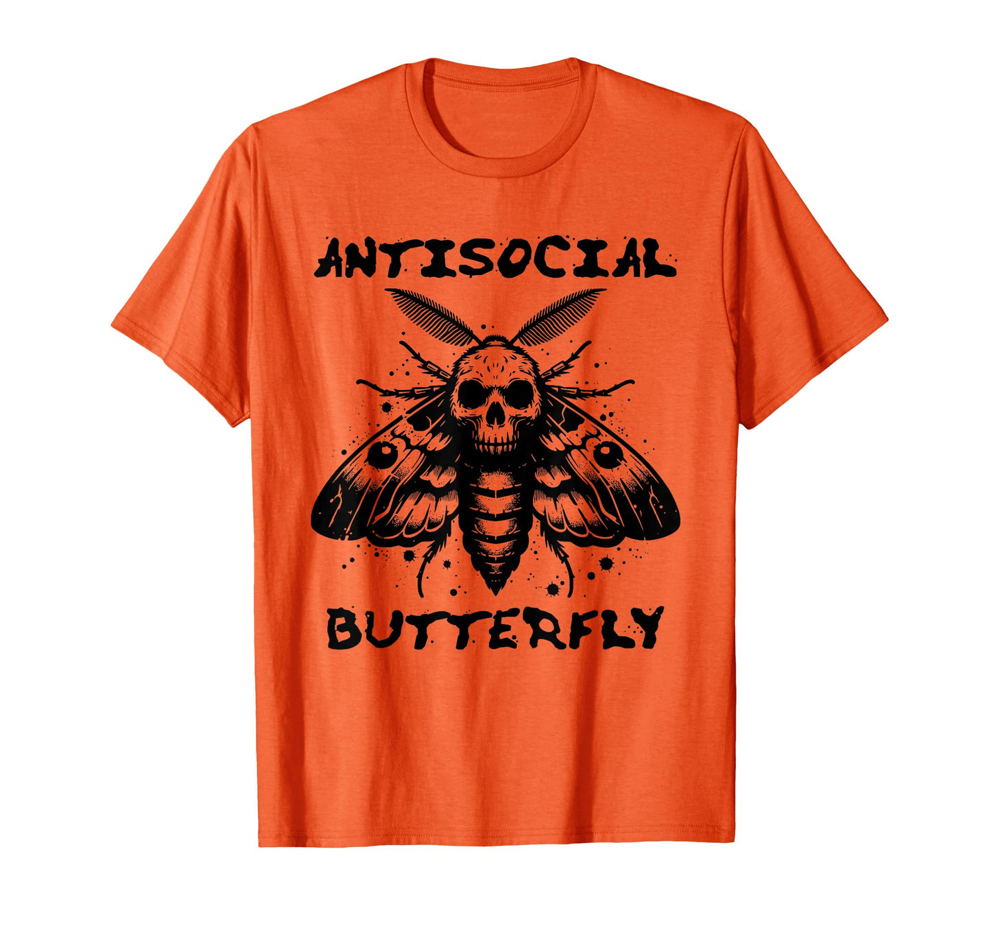 Antisocial Butterfly, Funny with a death head moth T-Shirt