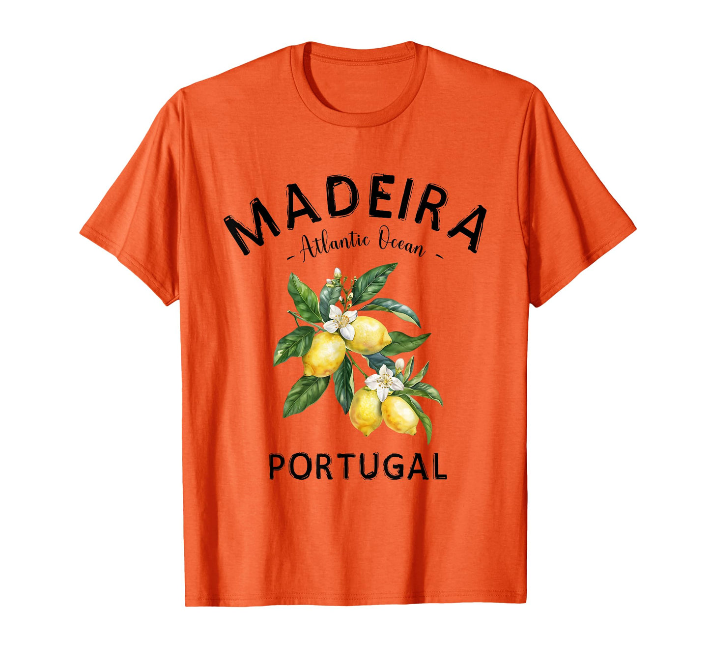 Madeira Island Lemon Art Portugese Fruit Portugal Souvenir T-Shirt