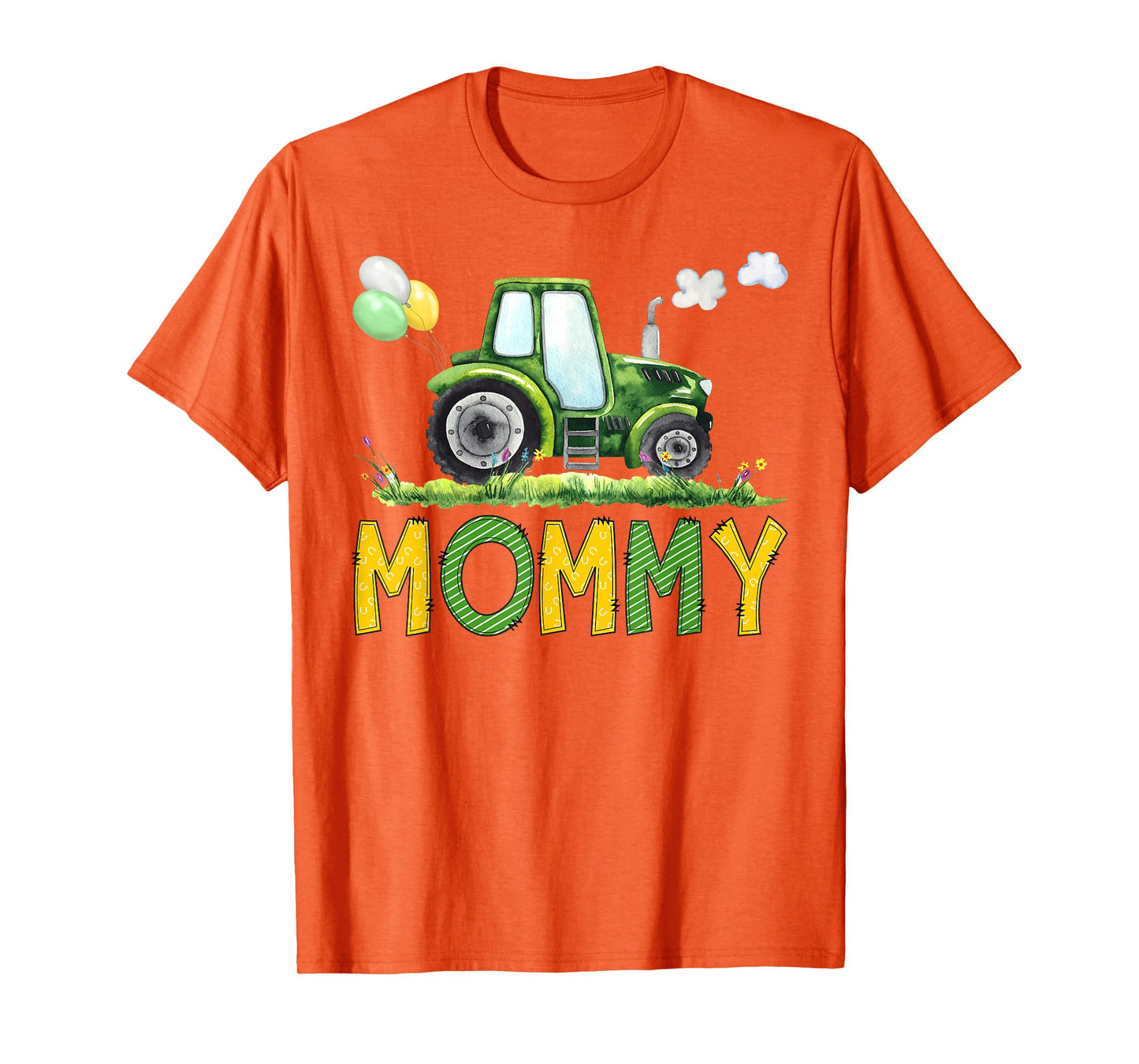 Mommy of The Birthday Boy Tractor Farm Truck Matching T-Shirt