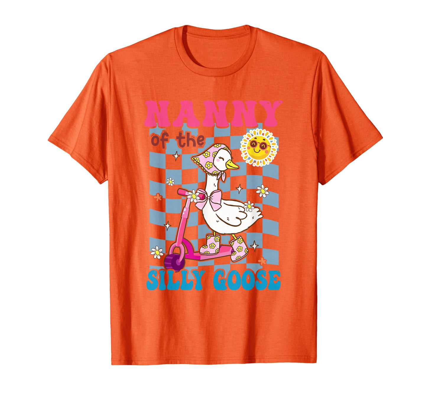 Nanny of The Silly Goose First Birthday Family Matching T-Shirt