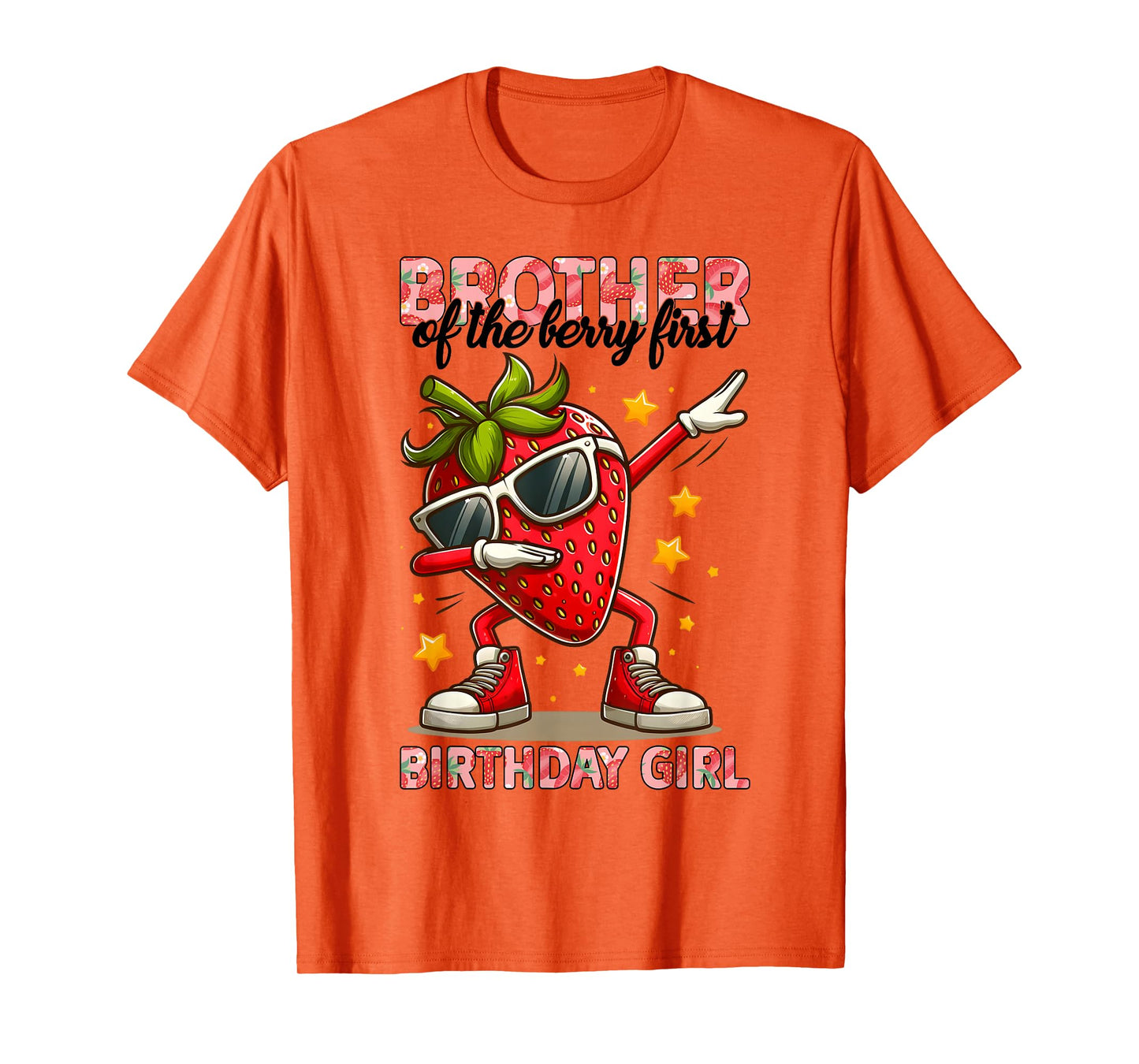 Brother of the Berry Sweet One Strawberry First Birthday 1st T-Shirt