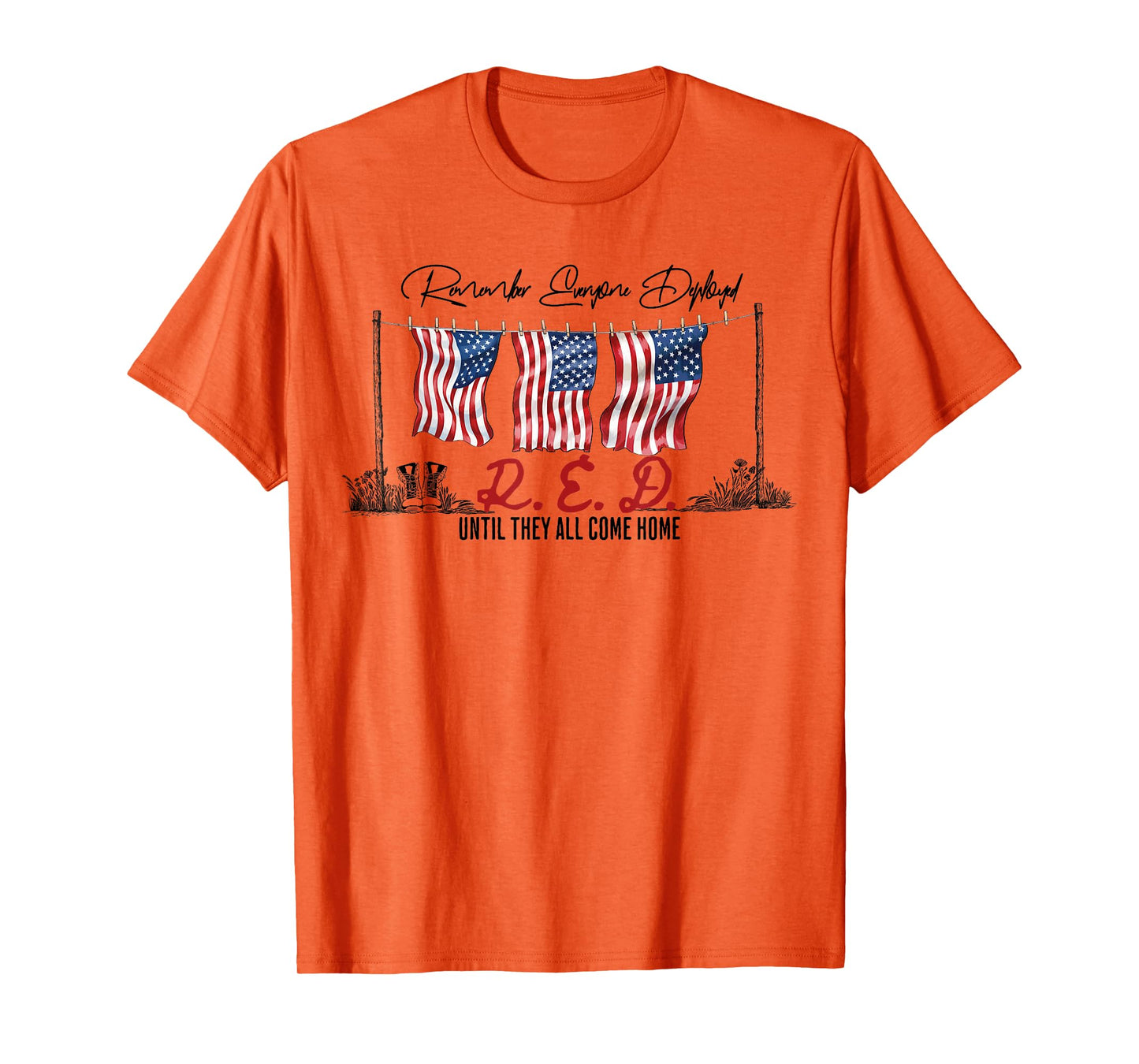 Red Friday Remember Everyone Deployed for Women Men Kid Wife T-Shirt