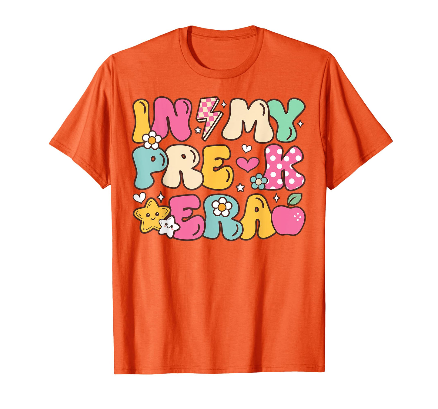 In My Pre-K Era Girl Back To School Cute PreSchool Teacher T-Shirt