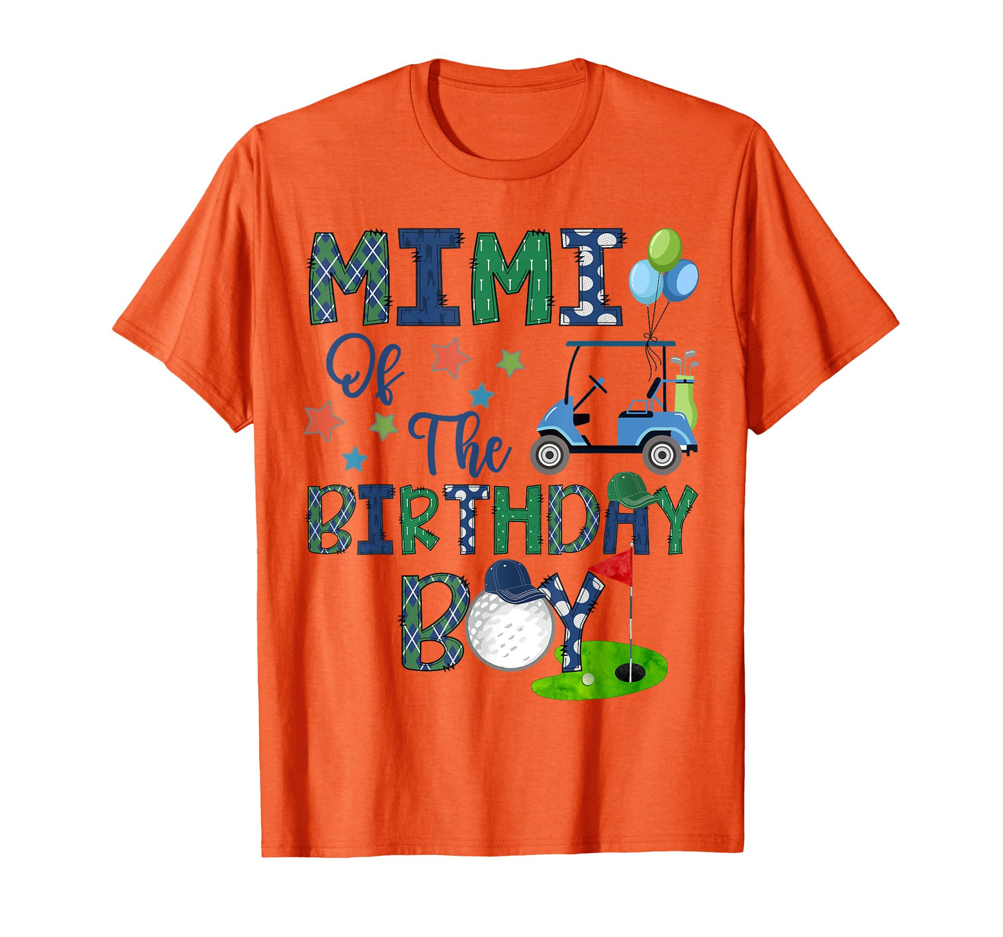 Mimi Of The Birthday Boy Hole In One Golf Lover T-Shirt