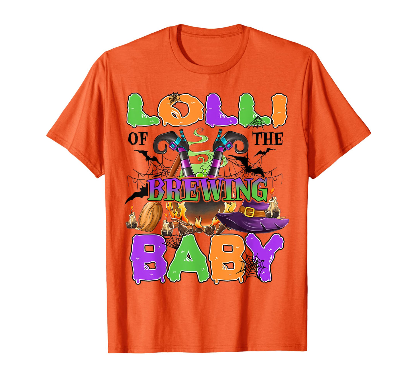 Lolli Of Brewing Baby Halloween Baby Shower Spooky T-Shirt