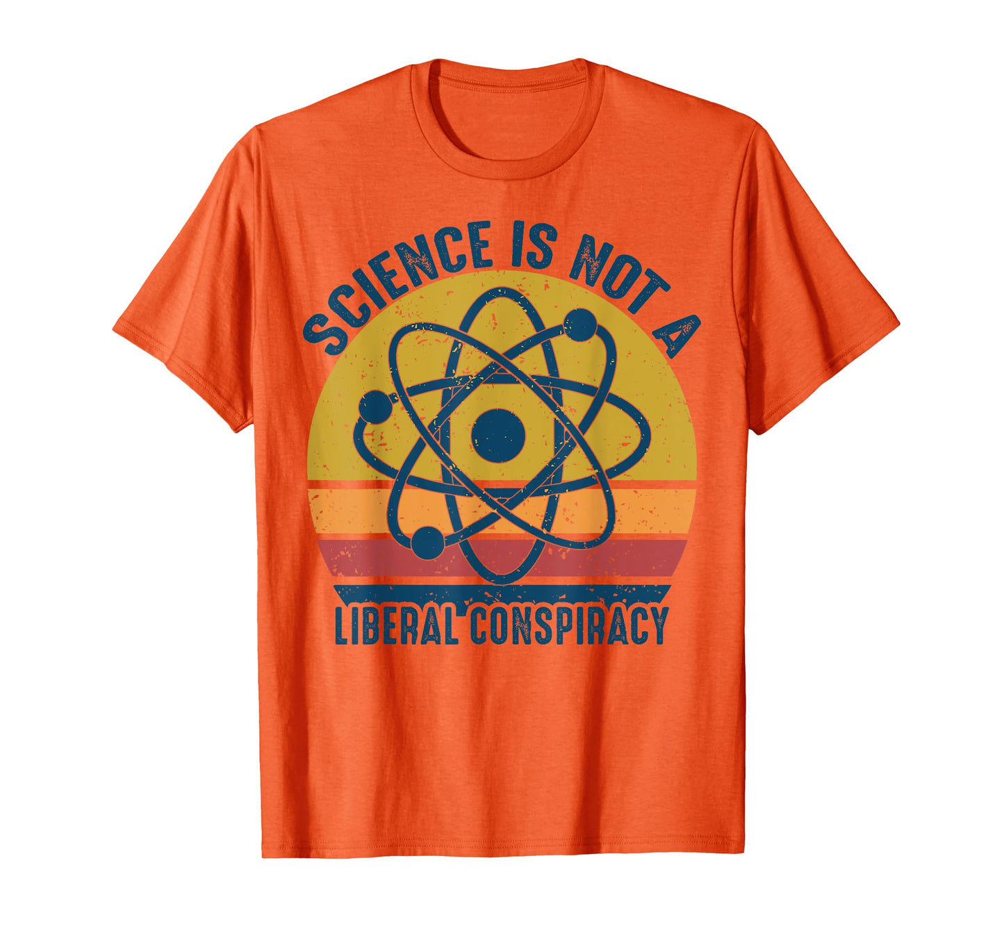 Retro Vintage Science Is Not a Liberal Conspiracy Political T-Shirt