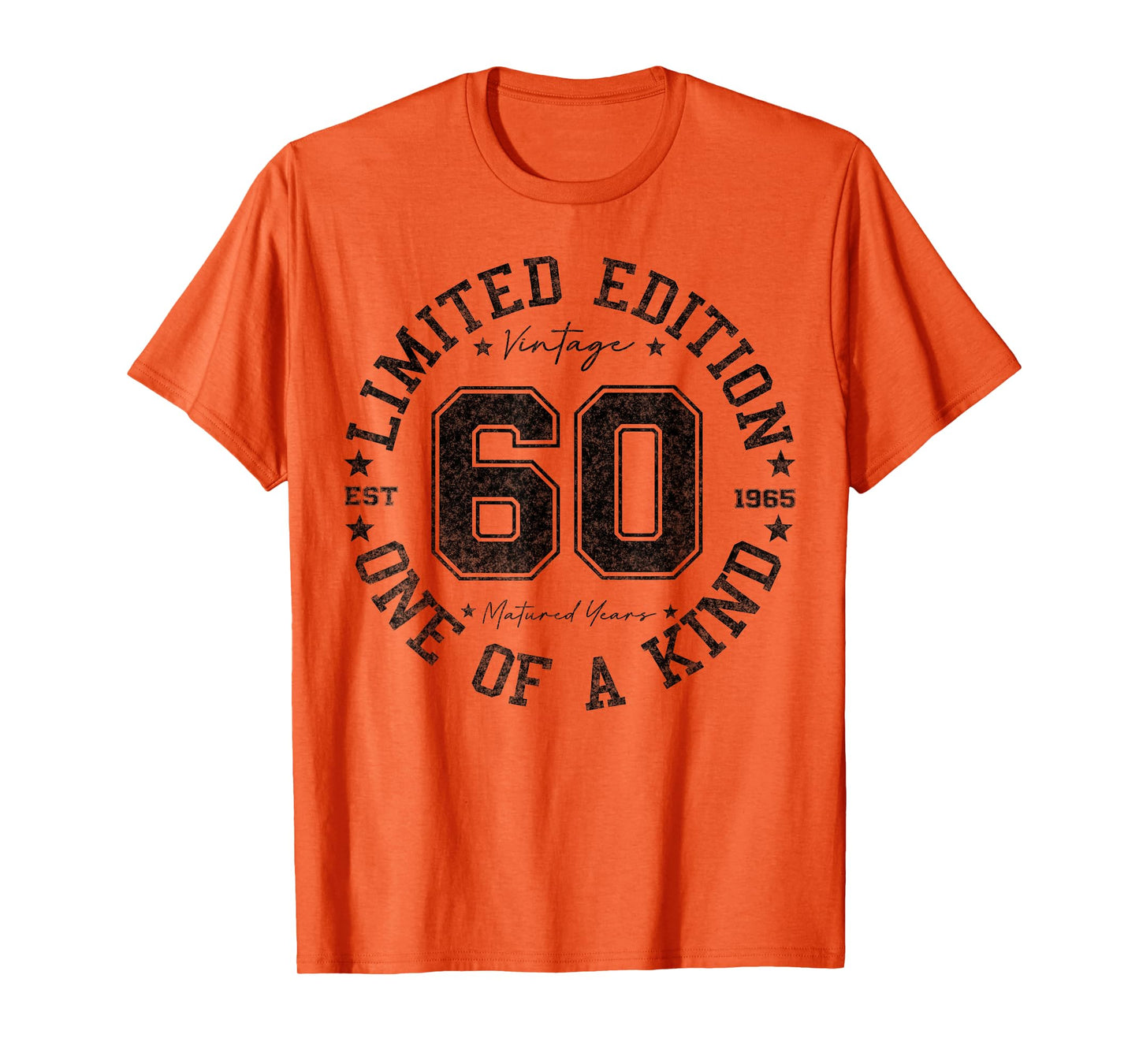 60 Year Old Gifts Vintage 1965 Limited Edition 60th Birthday T-Shirt