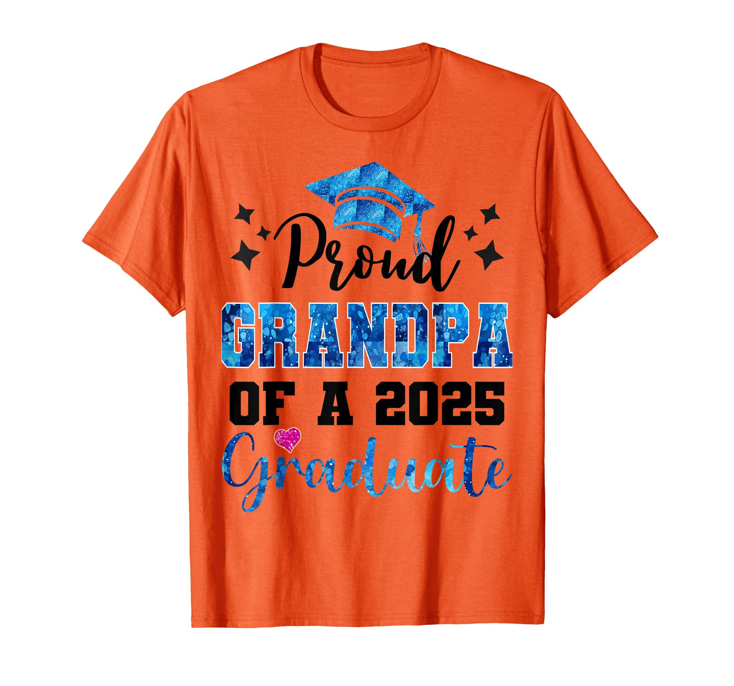Super Proud Grandpa of 2025 Graduate Graduation Family T-Shirt
